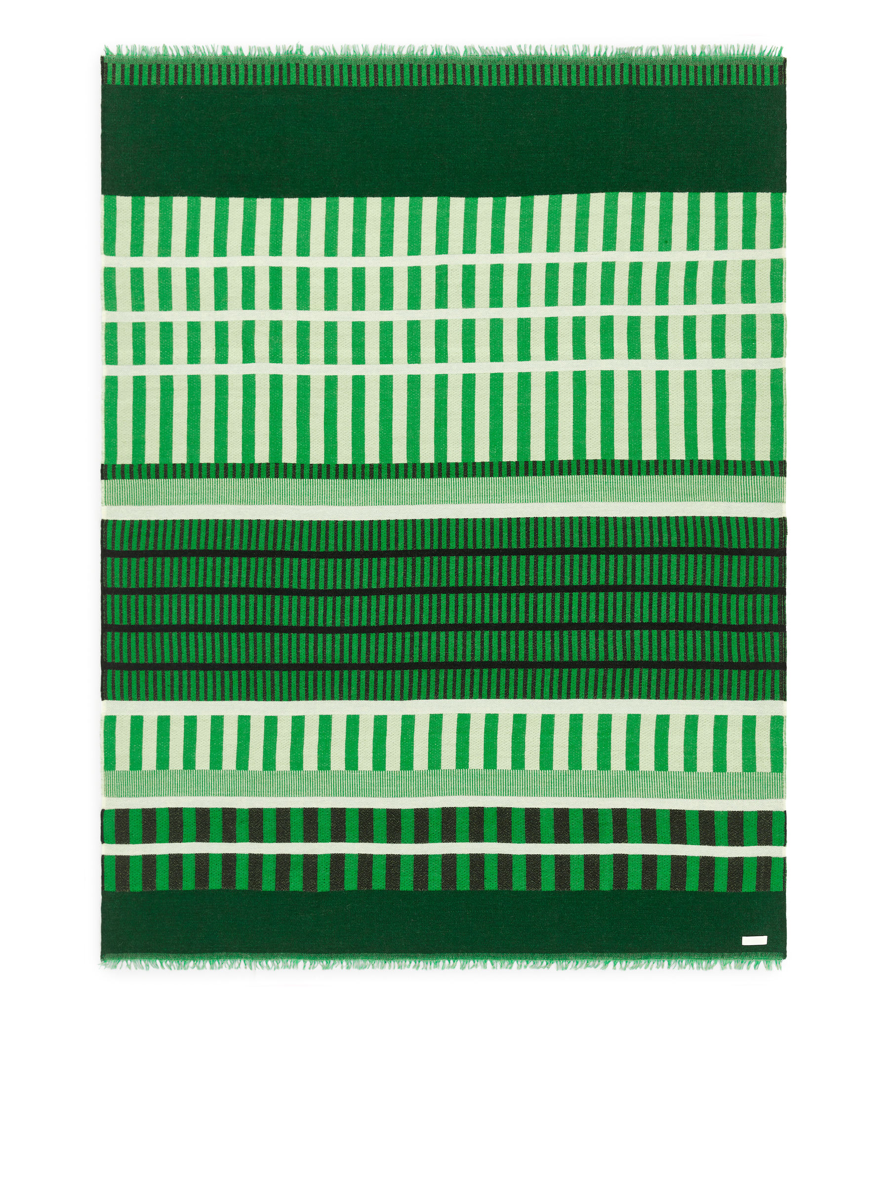 Wolldecke - Grün/Weiß - Haushaltswaren - StillMedia/DescriptiveStillLife - 2