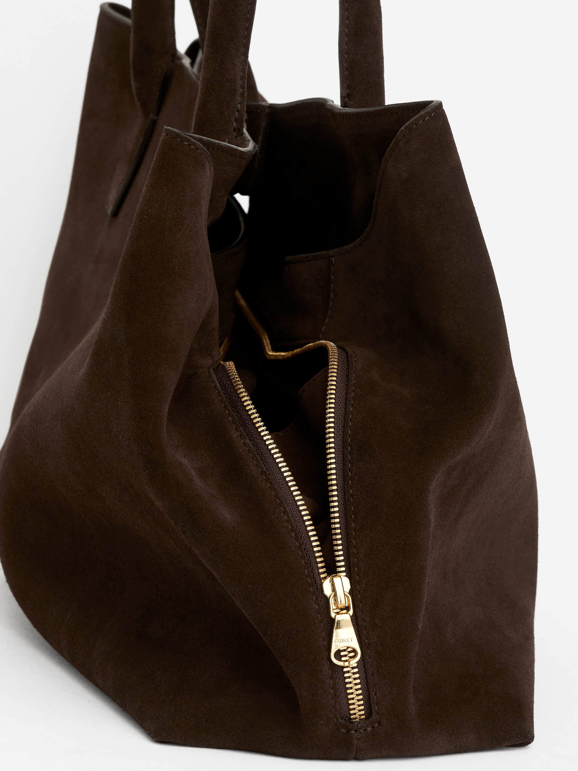Suede Tote Bag – Brown – Women – ARKET NO