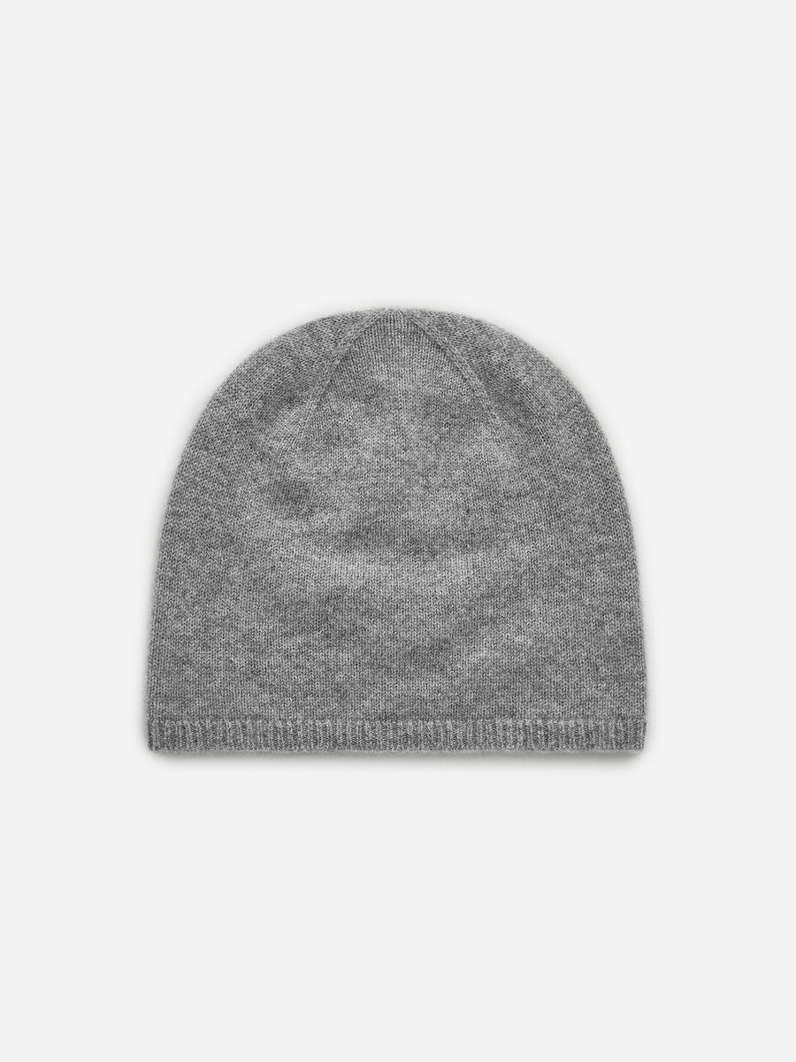 Cashmere-Wool Beanie-#8D8E91-13210