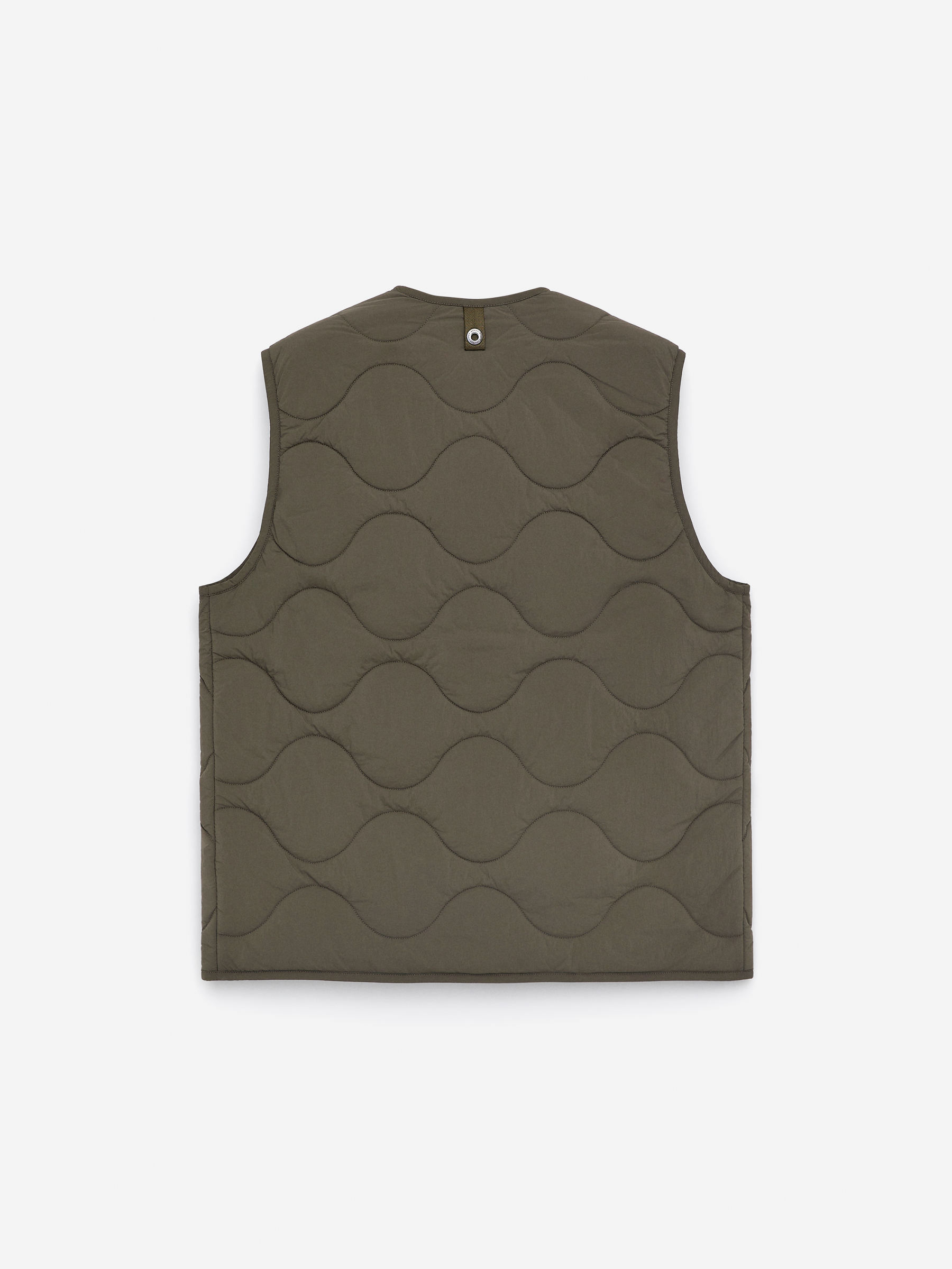 2-in-1 Quilted Liner Vest - Khaki Green - Regular fit - Men - StillMedia/DescriptiveStillLife - 1
