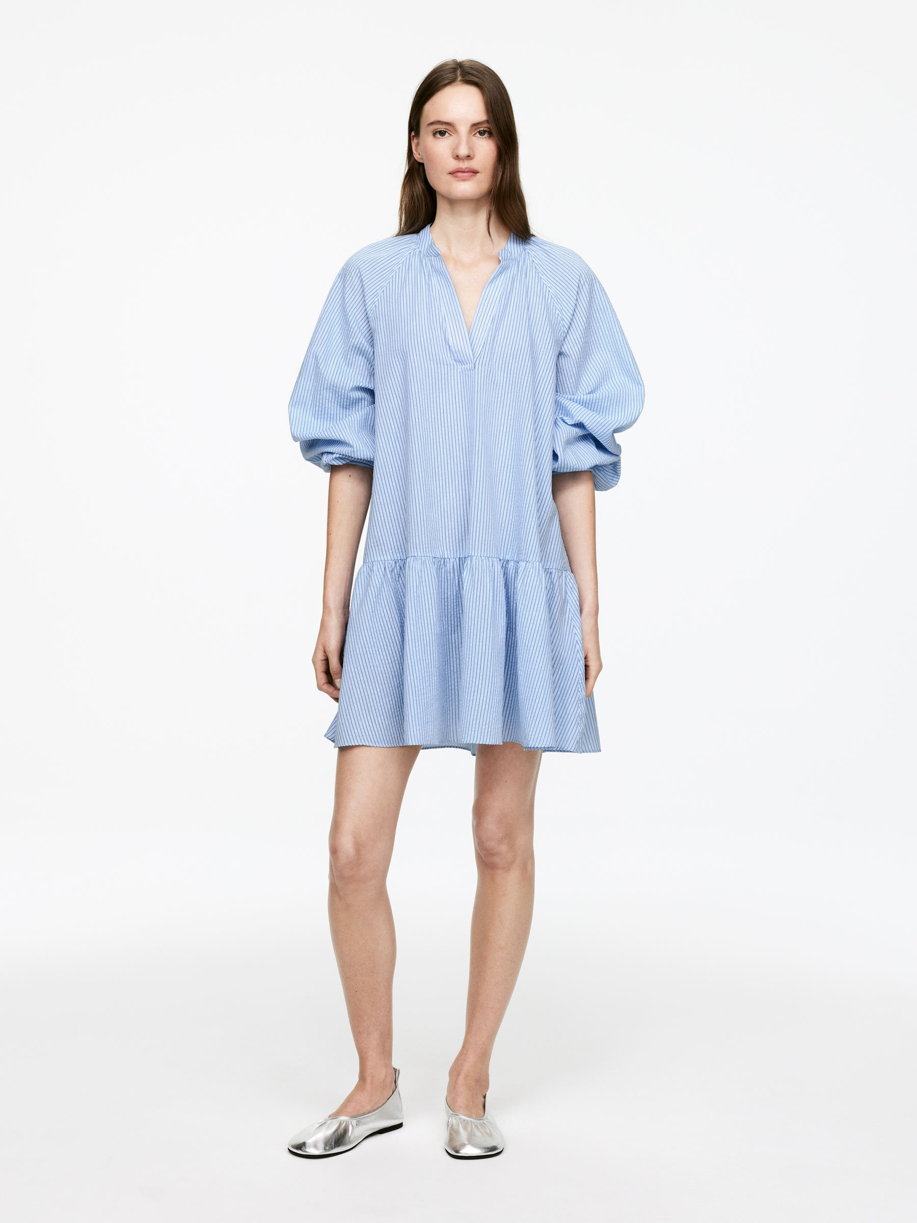 Linen-Cotton Dress-#ADBED3-15259