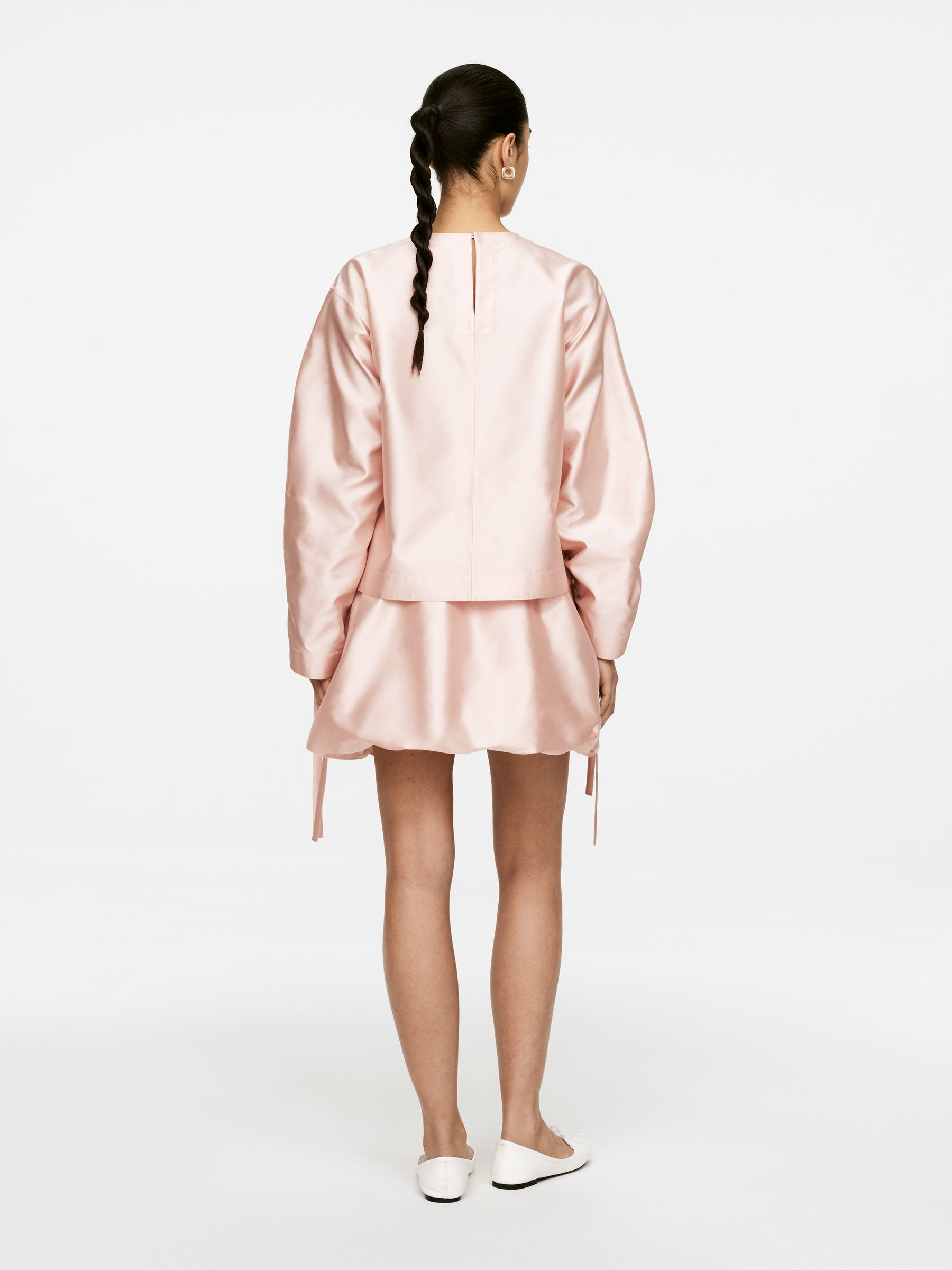 Puff Sleeve Blouse - Pink - Regular fit - Women - StillMedia/Lookbook - 4
