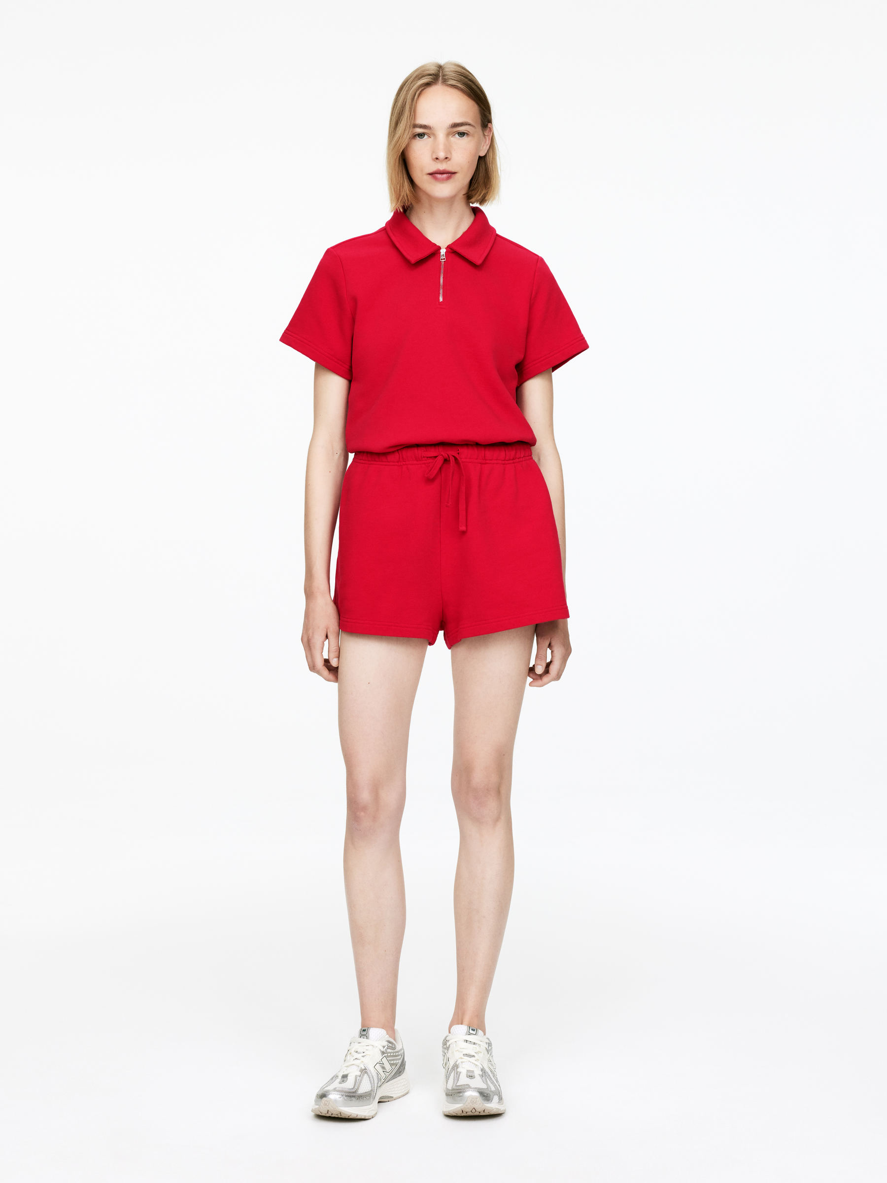 Cotton Terry Shorts-#C1002F-15069