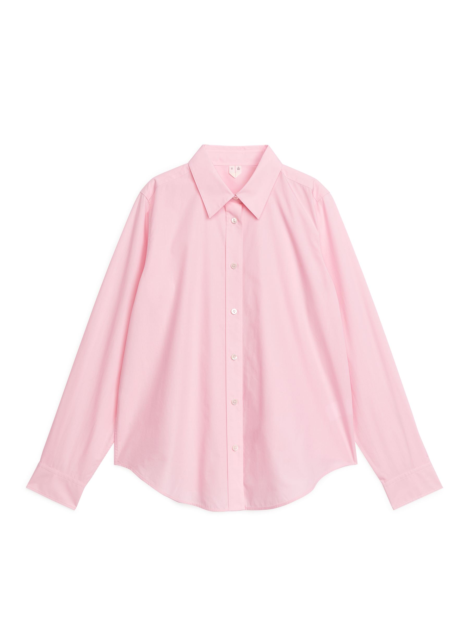 Camicia in popeline dal taglio dritto - Rosa chiaro - Regular fit - Women - StillMedia/DescriptiveStillLife - 1