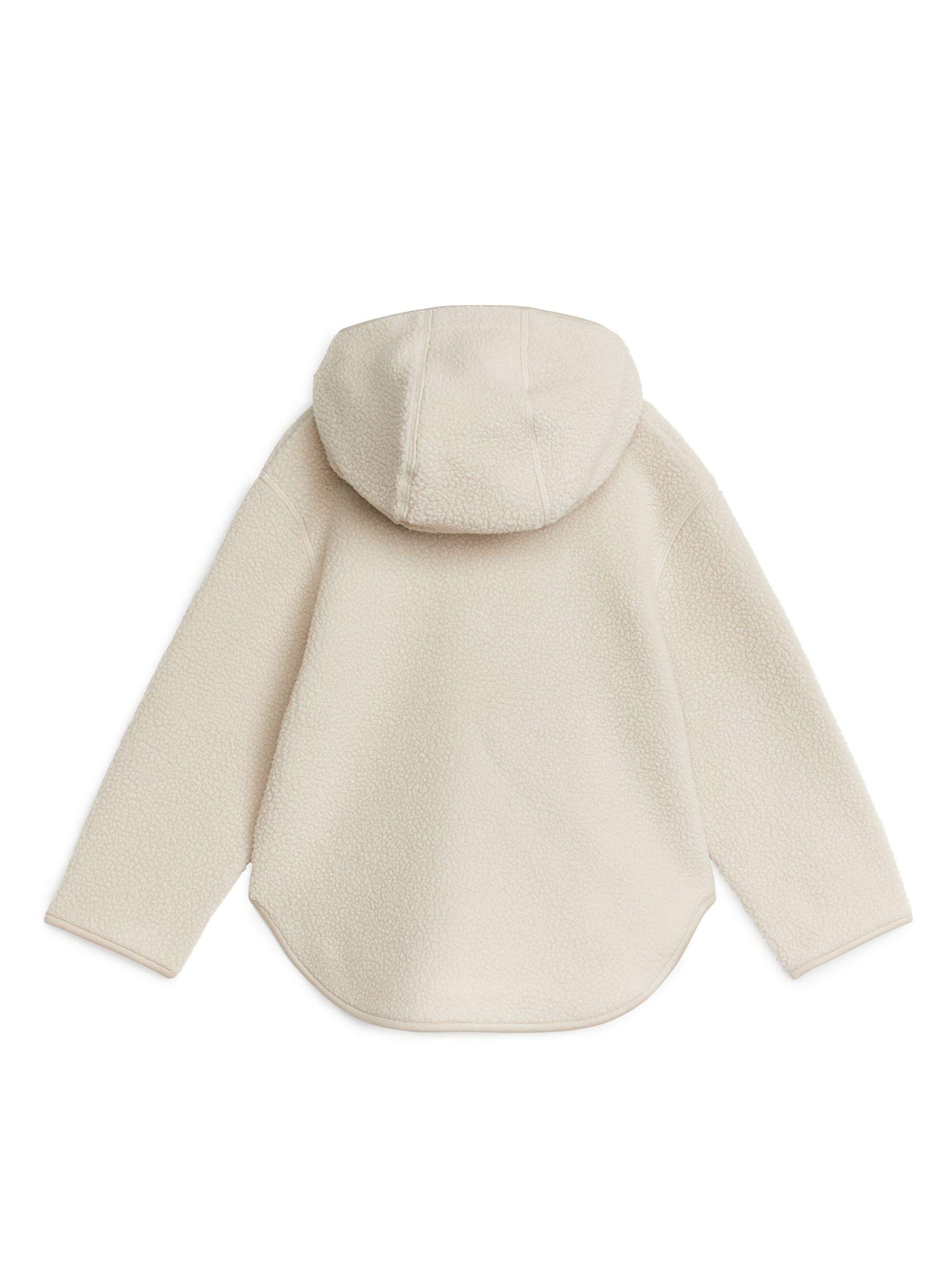 Half-ZipFleeceHoodie - Light Beige - Oversize - Children - StillMedia/DescriptiveStillLife - 1