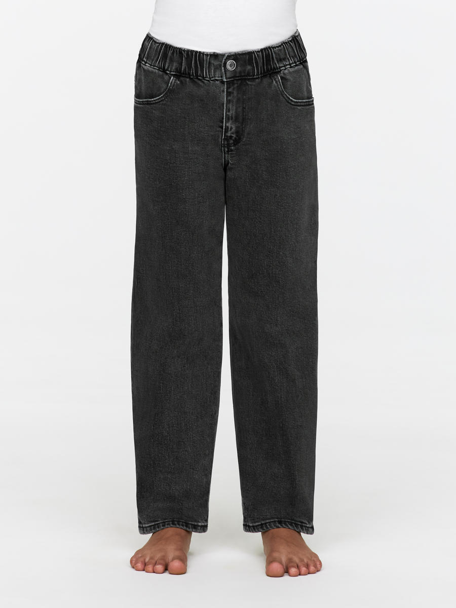 Pantalon en denim à enfiler-#29282D-8463