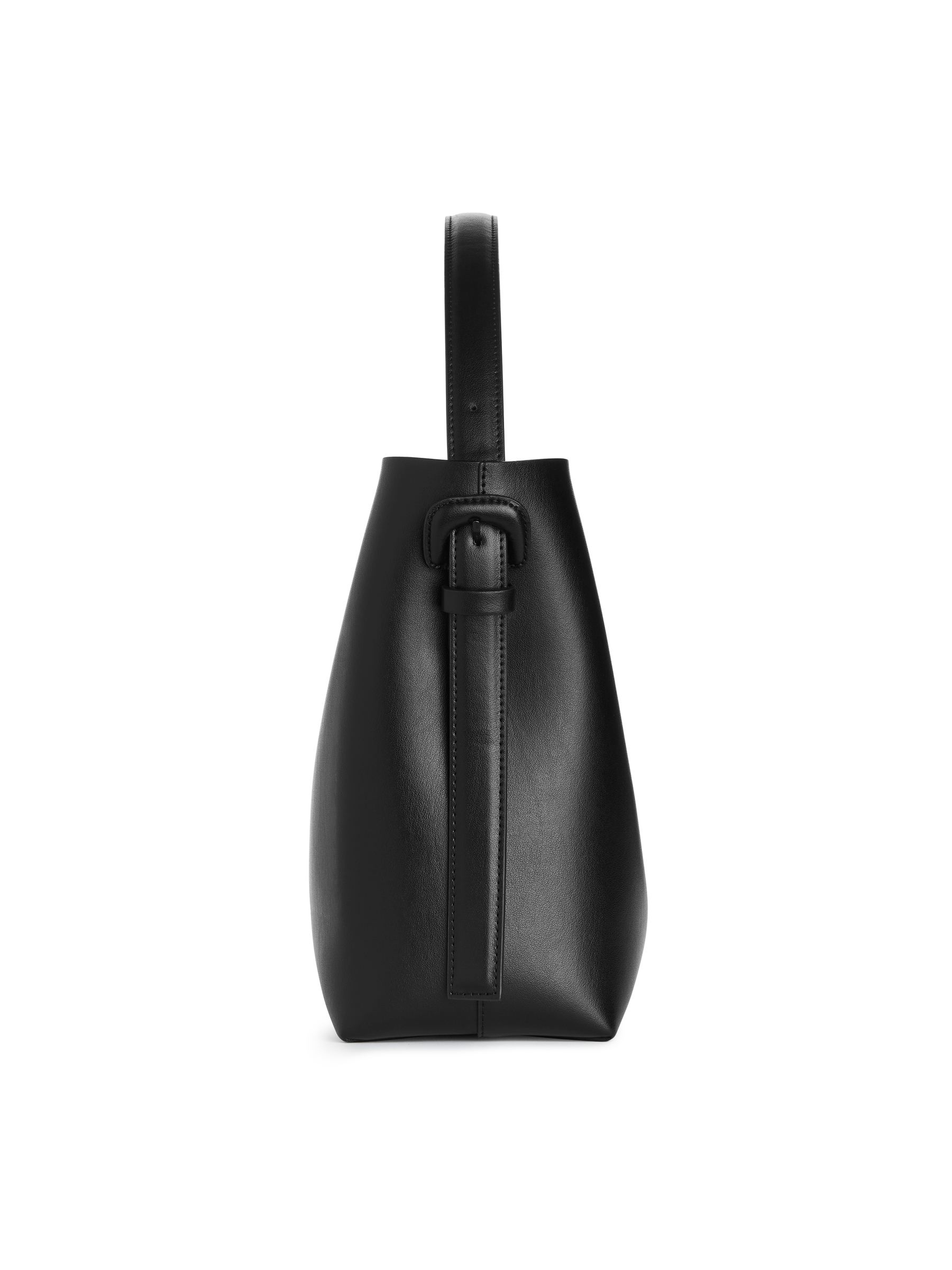 Borsa tote in pelle rigida - Nero - Women - StillMedia/DescriptiveDetail - 1