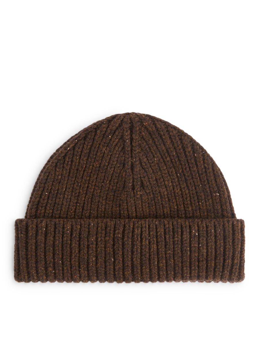 Wool Beanie-#3F3838-12314