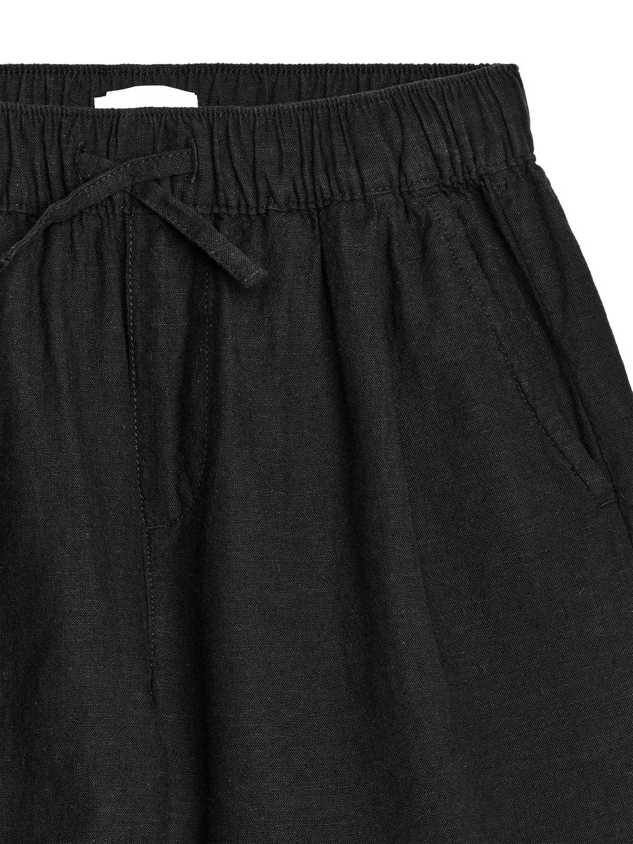 Baumwoll-Leinen-Shorts-#363638-11727