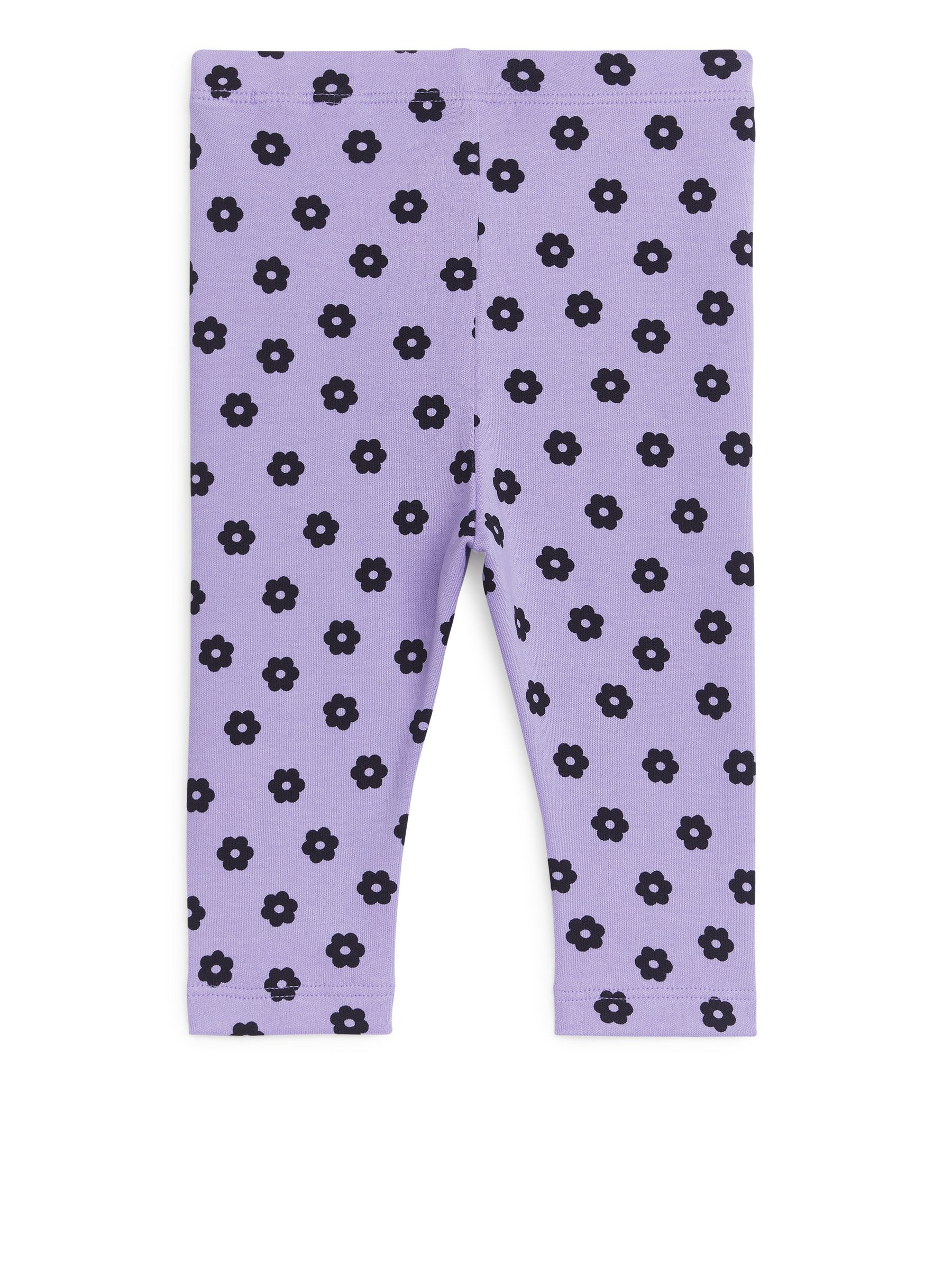 Jersey Leggings - Lilac/Black - Children - StillMedia/DescriptiveStillLife - 1