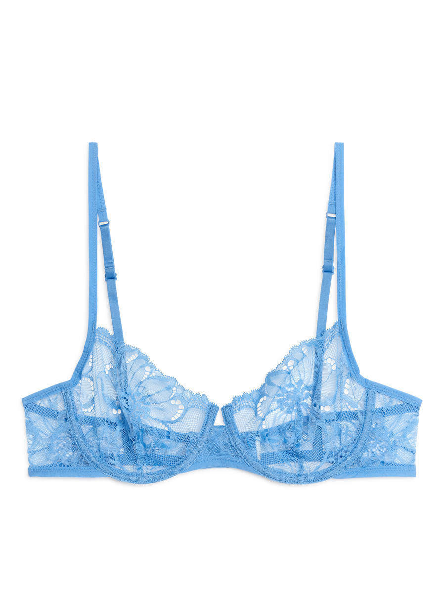 Bügel-BH aus Spitze - Blau - Regular Fit - Women - 1028893019