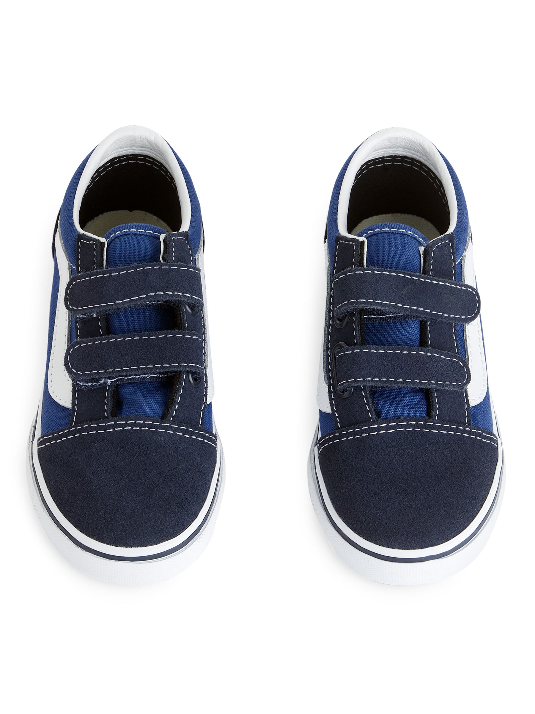 Baskets Vans Old Skool à scratch pour enfant - Bleu foncé/Blanc - Enfant - StillMedia/DescriptiveStillLife - 1