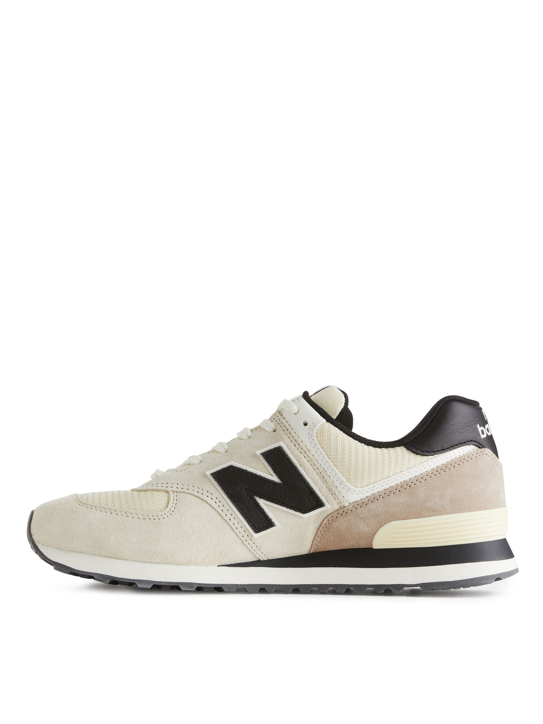 New Balance ML 574 DW Trainers - Macadamia Nut/Black - Men - StillMedia/DescriptiveStillLife - 4