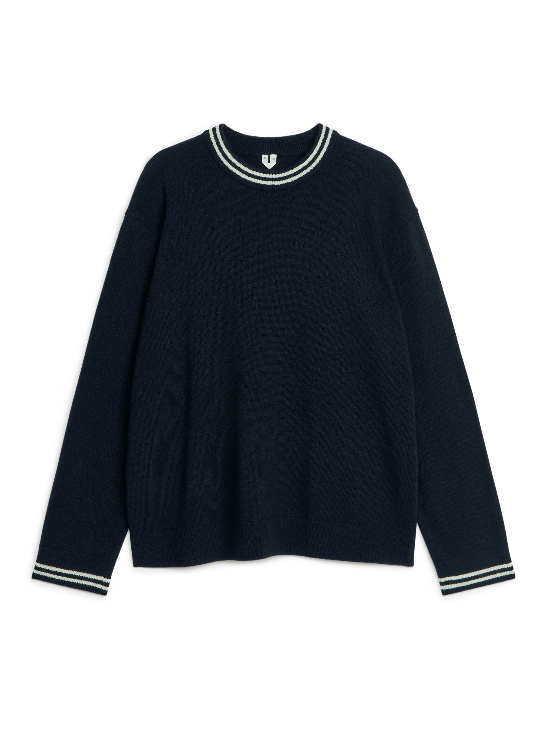 Crew-Neck Wool Jumper - Dark Blue - Regular fit - Men - StillMedia/DescriptiveStillLife - 1