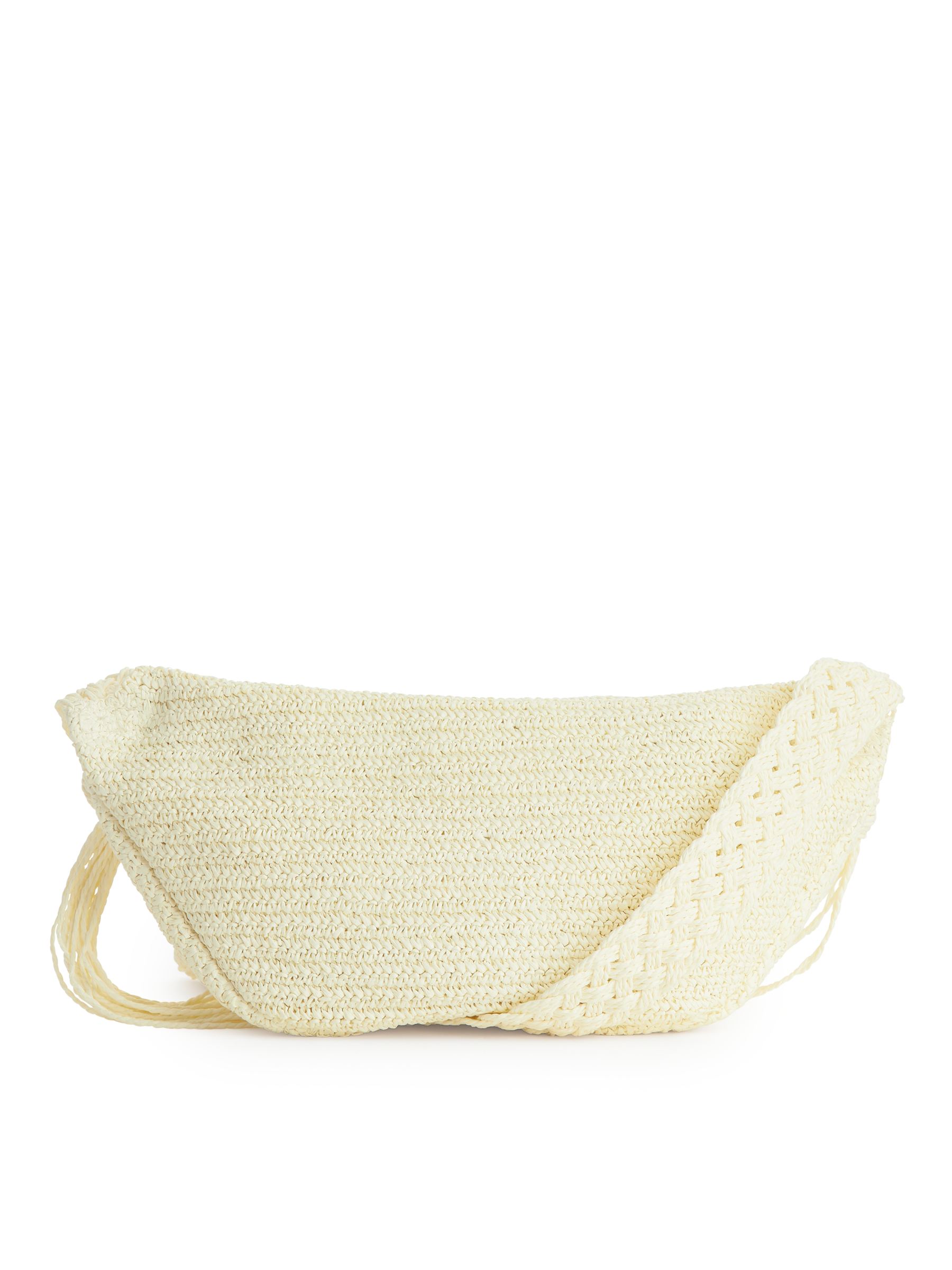 Geflochtene Umhängetasche mit Quasten - Off-White - Damen - StillMedia/DescriptiveStillLife - 2