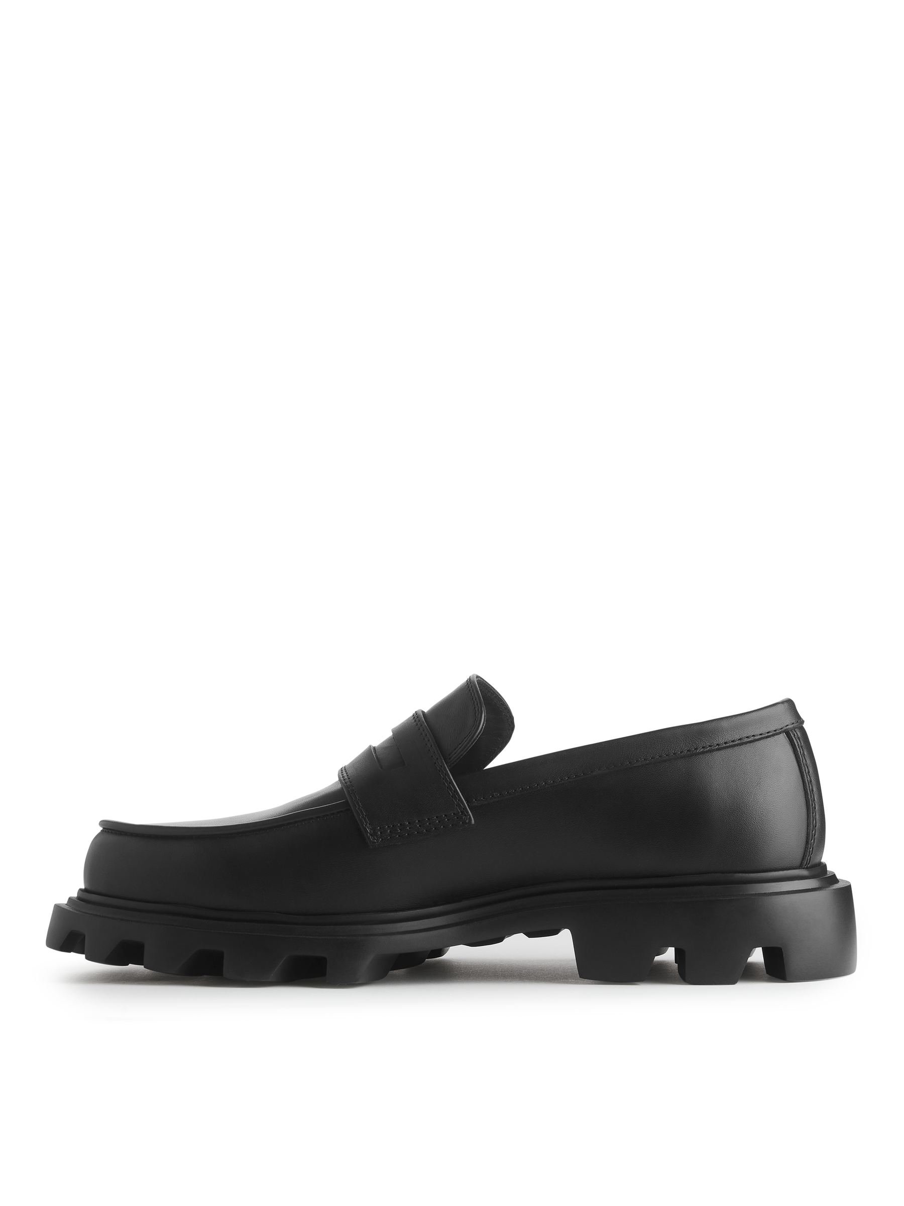 Mocasines de piel gruesos - Negro - Men - StillMedia/DescriptiveStillLife - 6