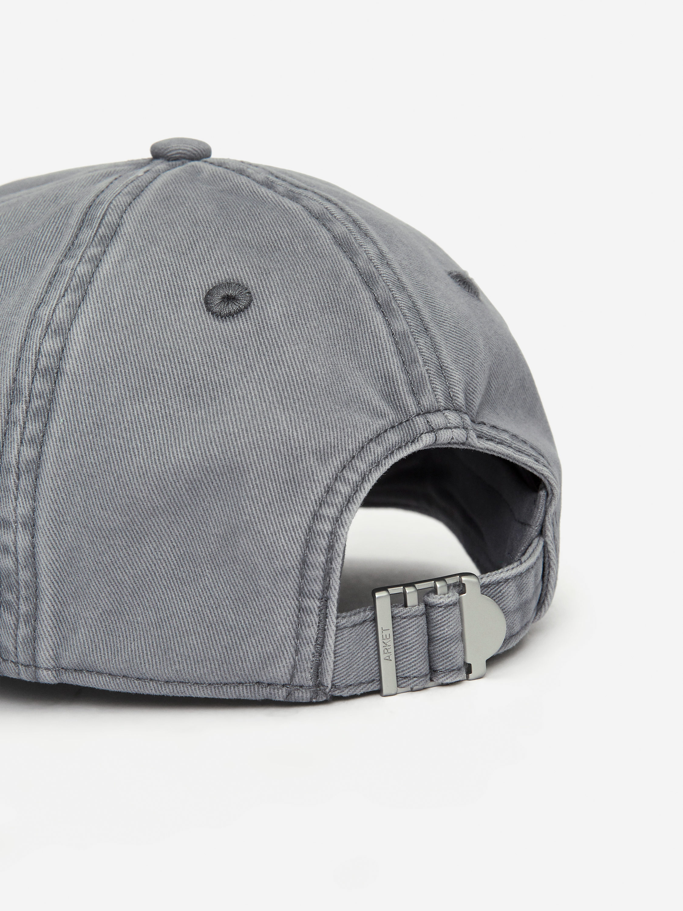 Washed Cotton Cap – Grey – Men – ARKET GB