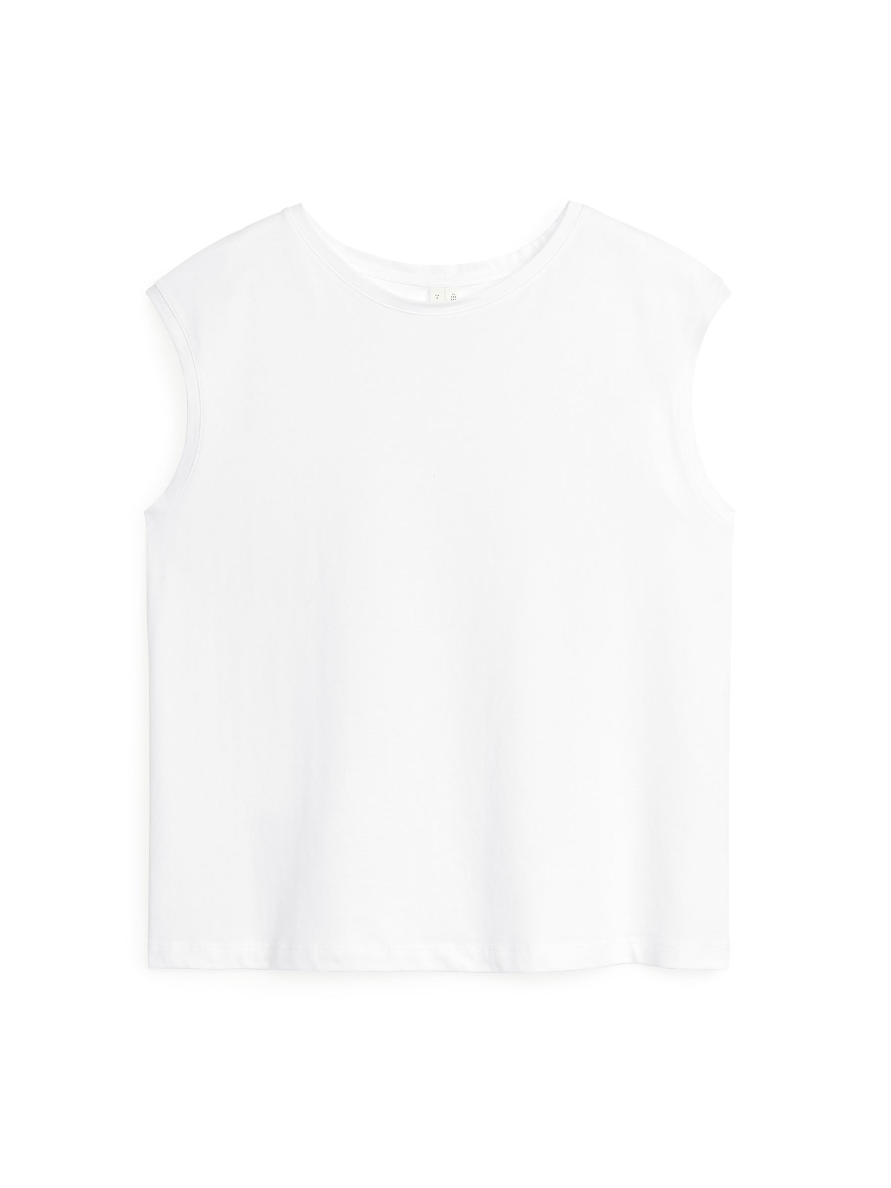 Sleeveless T-Shirt - White - Regular fit - Women - StillMedia/DescriptiveStillLife - 1