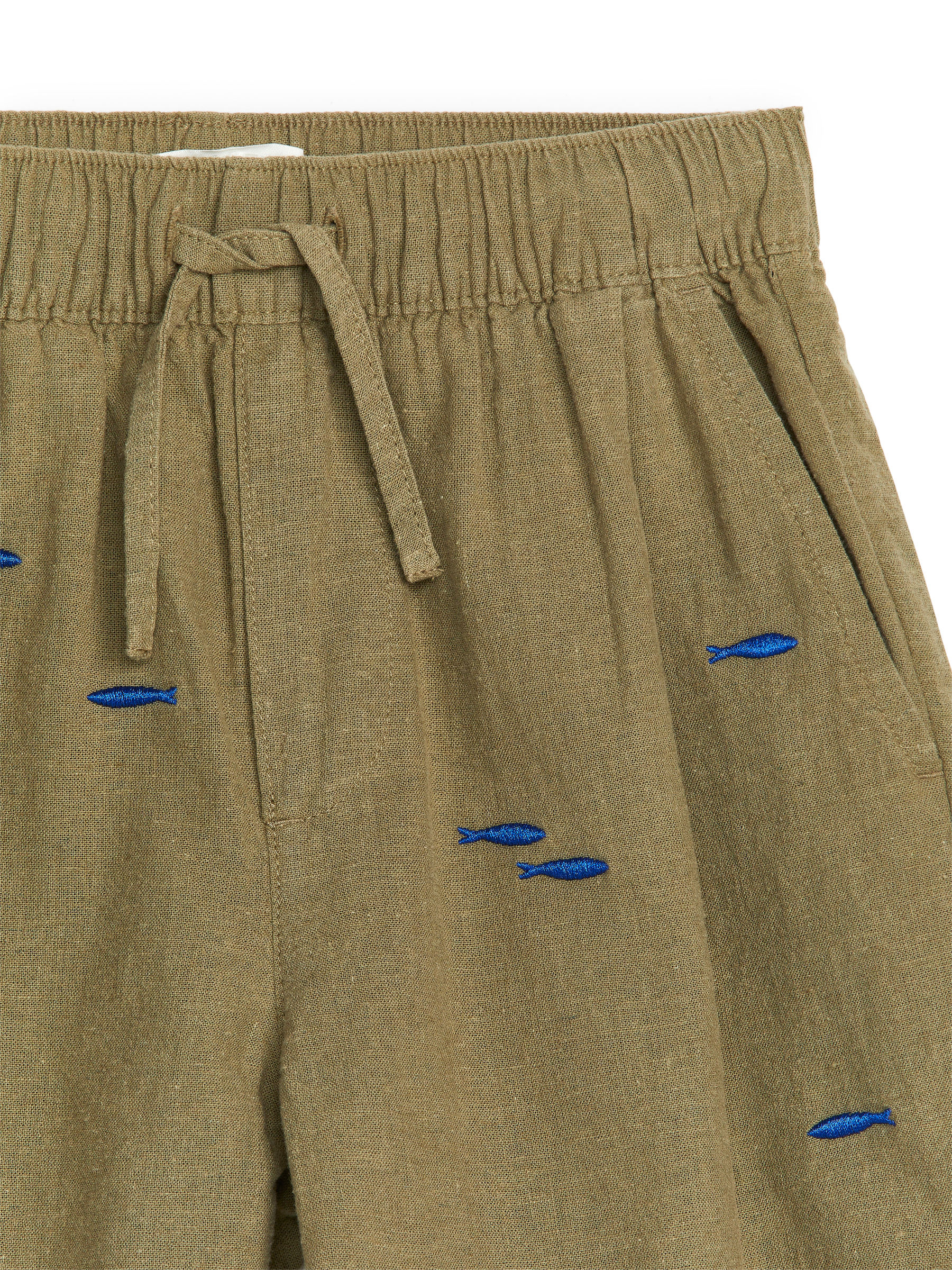 Bestickte Shorts - Khaki - Regular Fit - Kinder - StillMedia/DescriptiveDetail - 3