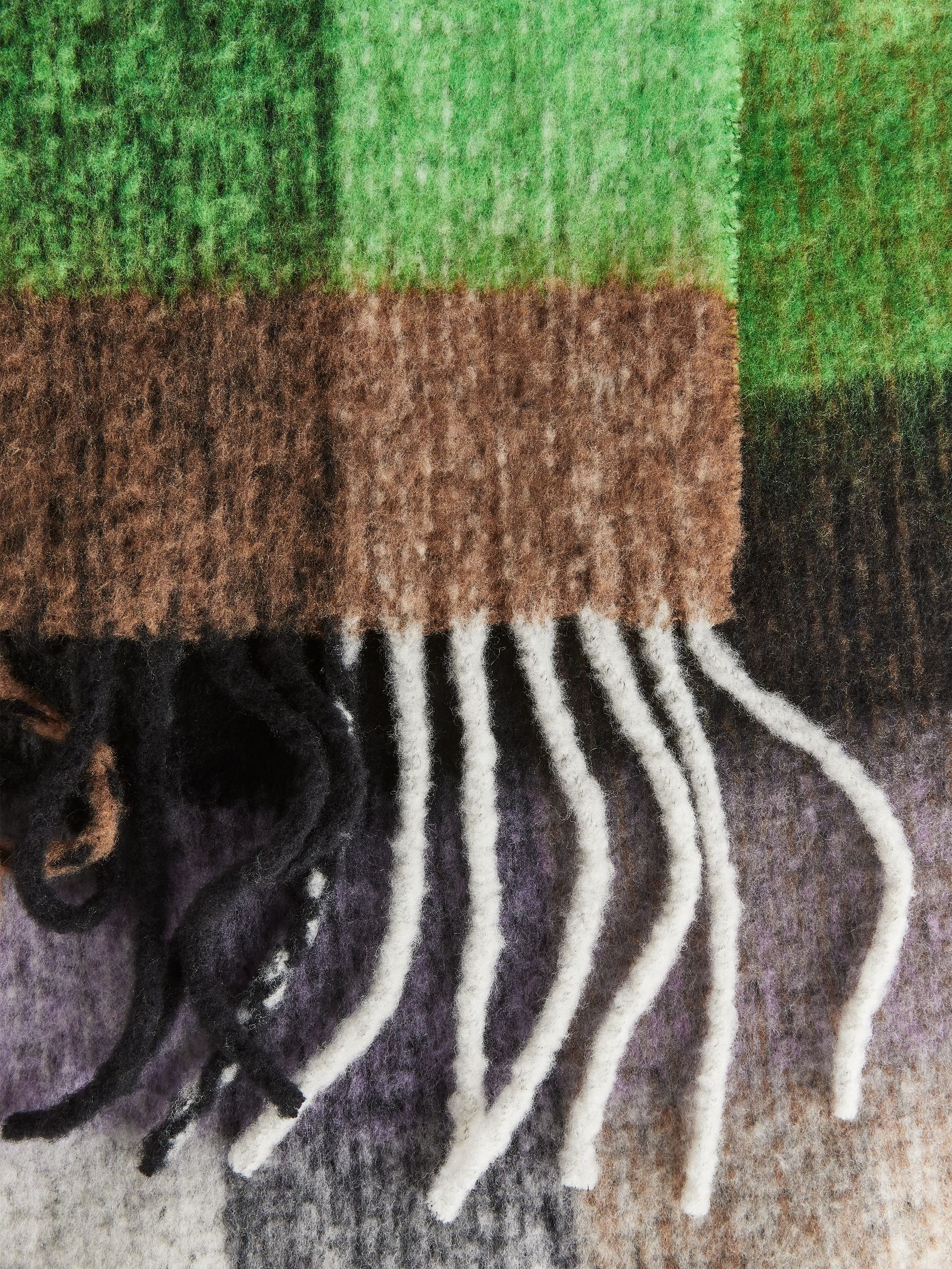 Check-PatternWoolScarf - Green/Multicolour - Women - StillMedia/DescriptiveDetail - 1