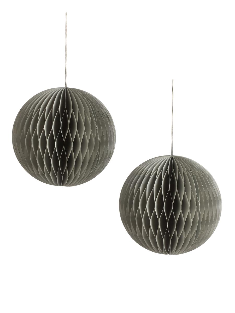 Honeycomb Ornaments 18.5 cm - Grey - Homeware - 1025814001