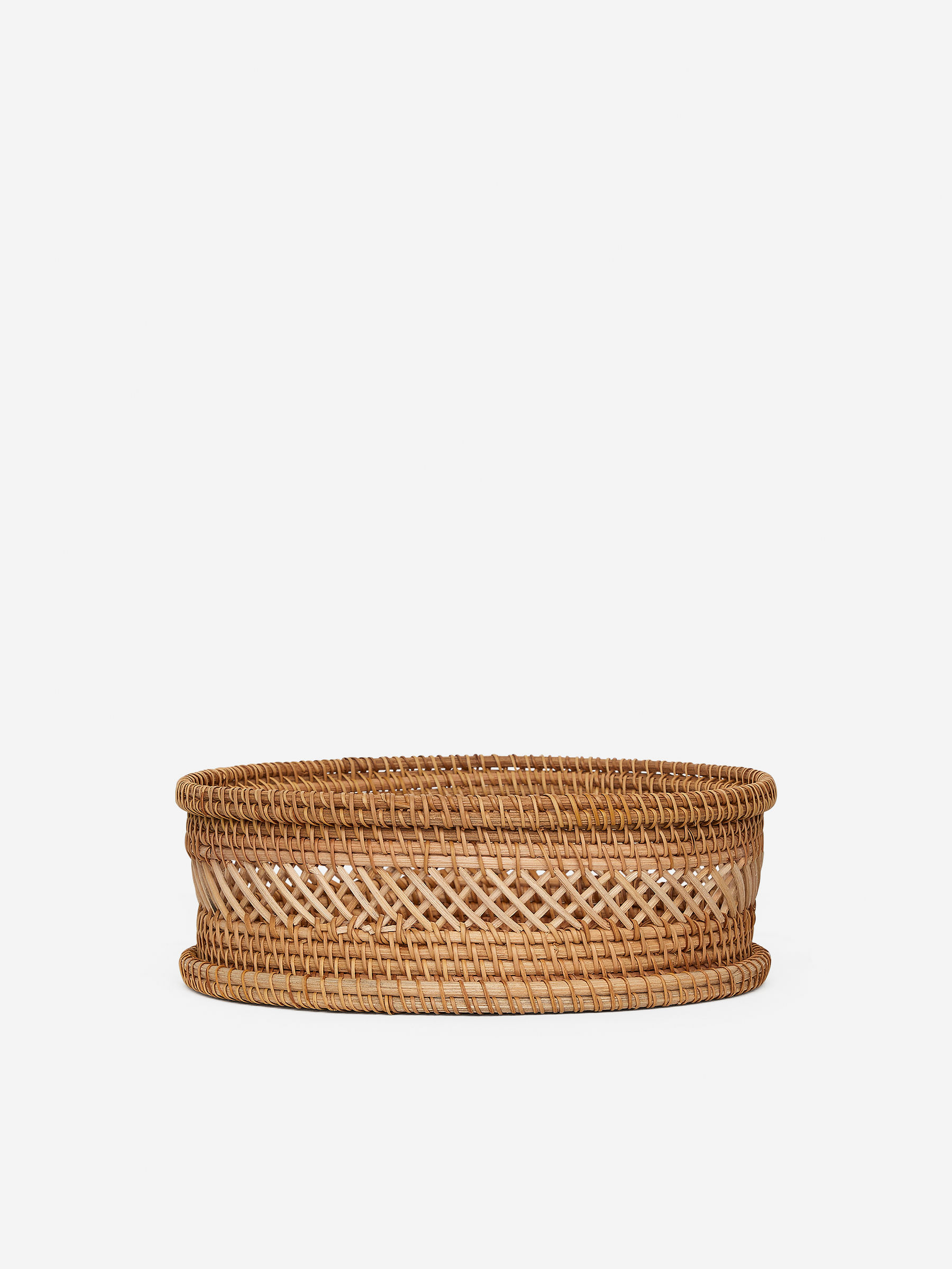 Panier en rotin 24 cm-#D0C2AA-15819