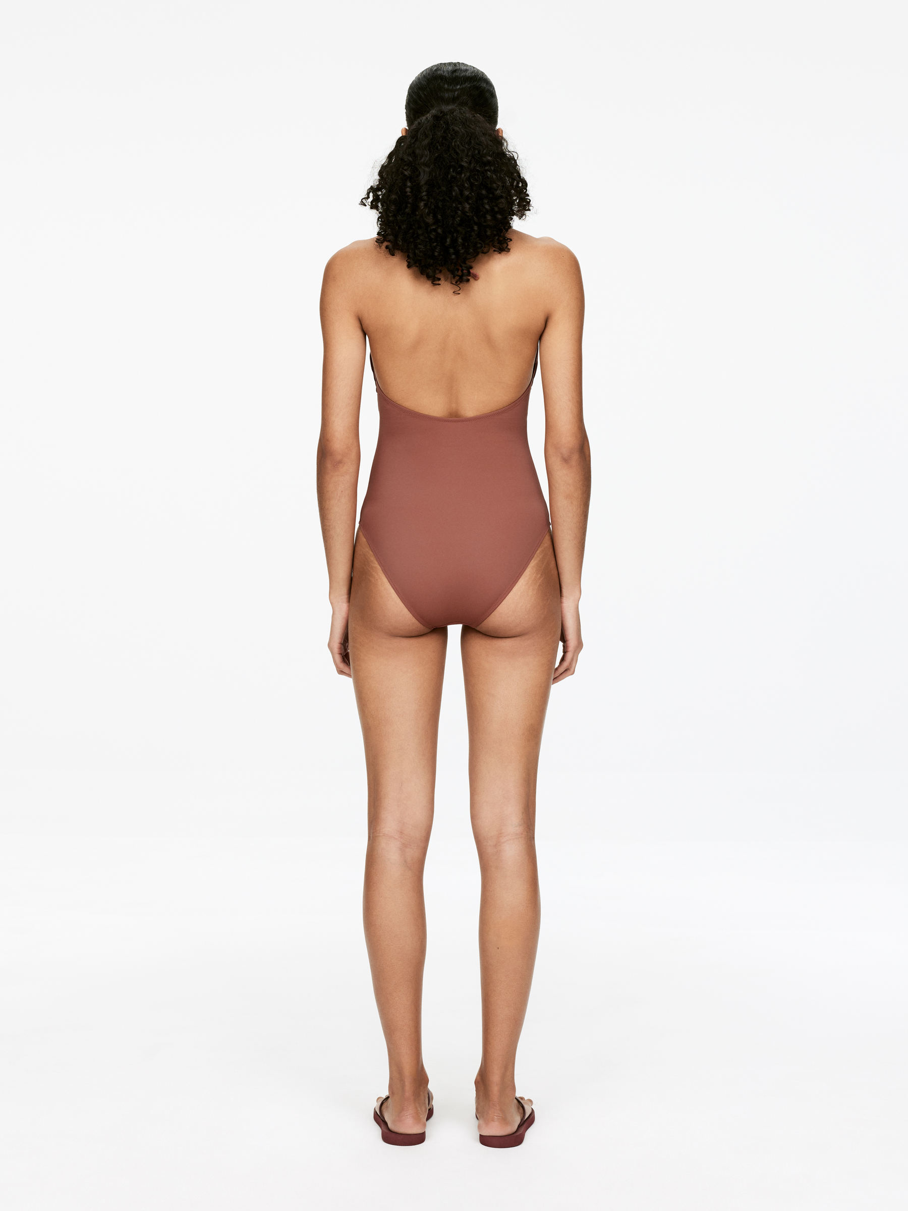 Halterneck Swimsuit - Rust - Women - StillMedia/Lookbook - 6