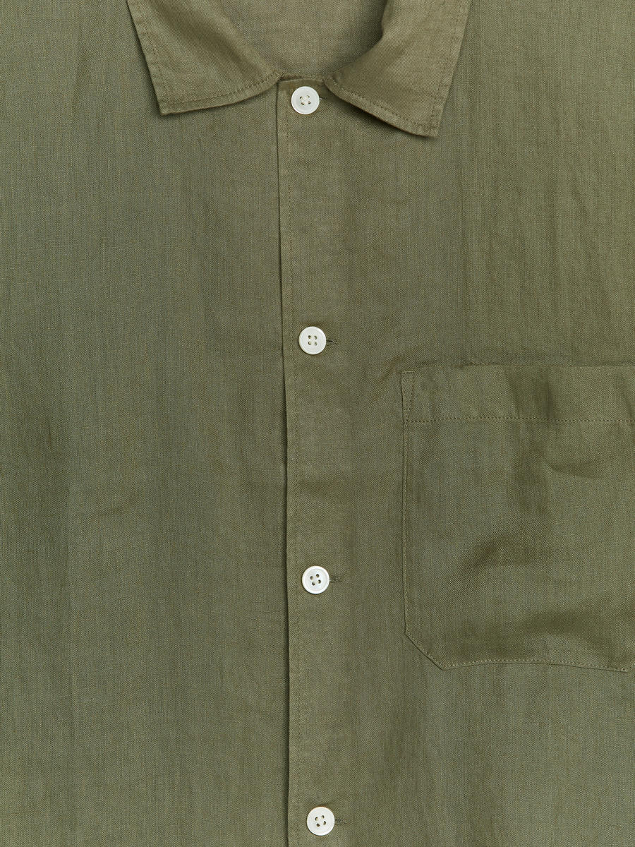 Linen Resort Shirt-#636152-9760