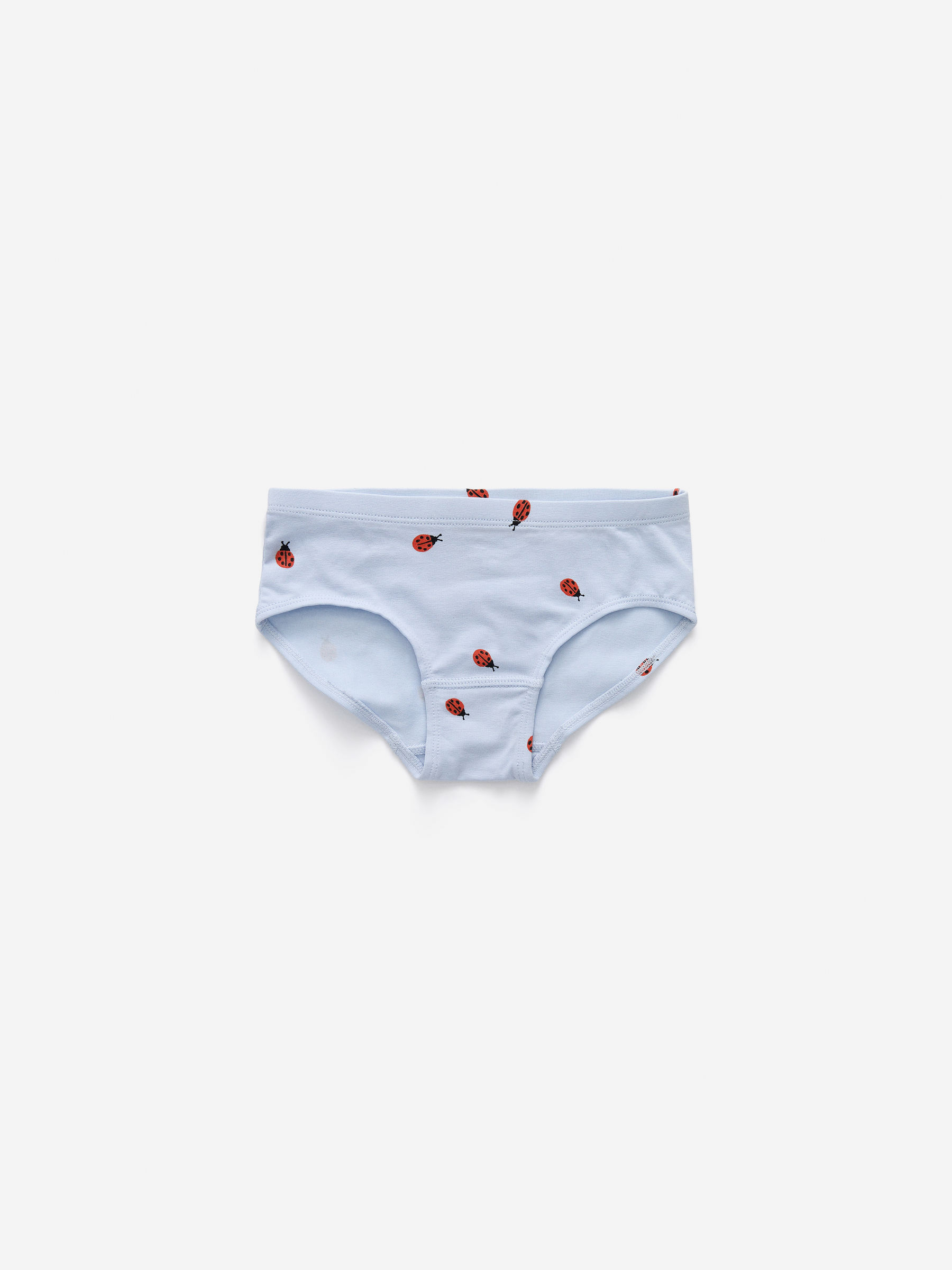 Cotton Jersey Briefs Set of 5 - Pink/Blue/Beige - Regular fit - Children - StillMedia/DescriptiveDetail - 2