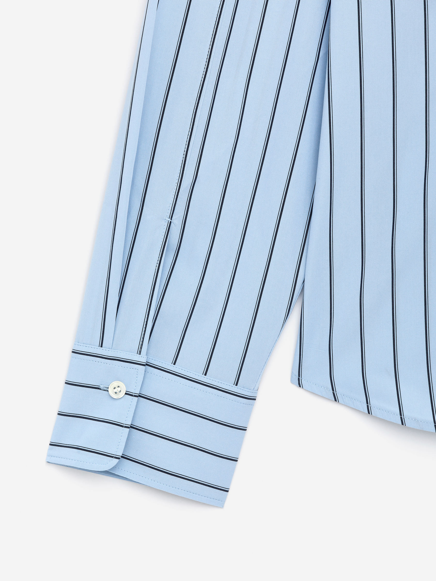 Omlottskjorta - Blå/randig - Slim fit - Women - StillMedia/DescriptiveDetail - 2