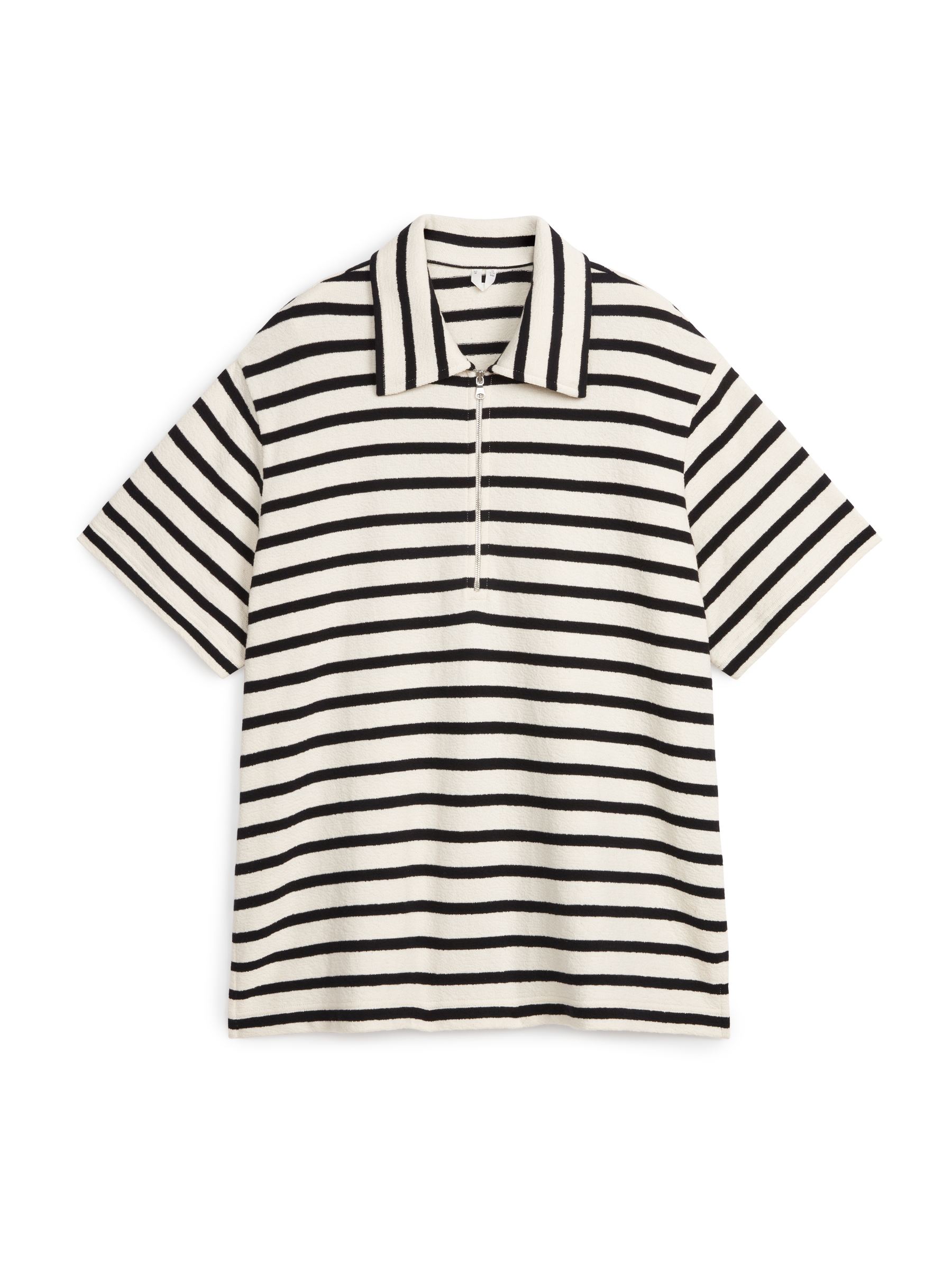 Poloshirt mit kurzem Reißverschluss-#EFEFDF-1894