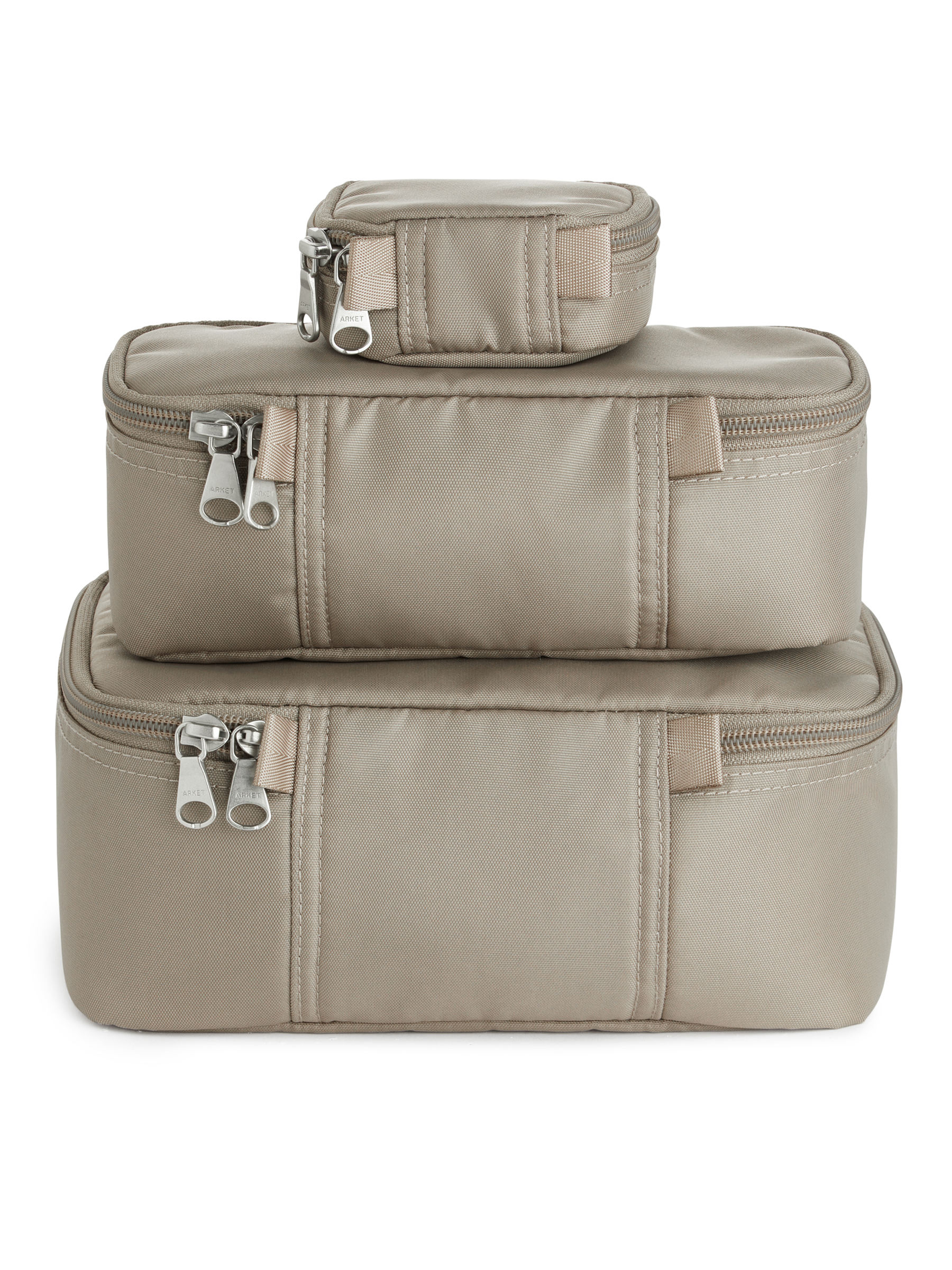 Packkub, 3-pack - Mullvadsgrå - Travel - 1193318001