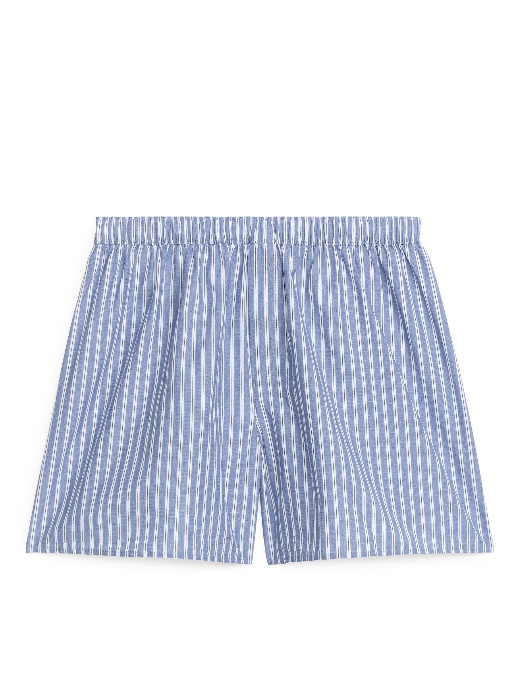 Caleçons tissés, lot de 2 - Bleu rayé - Regular fit - Homme - StillMedia/DescriptiveStillLife - 1