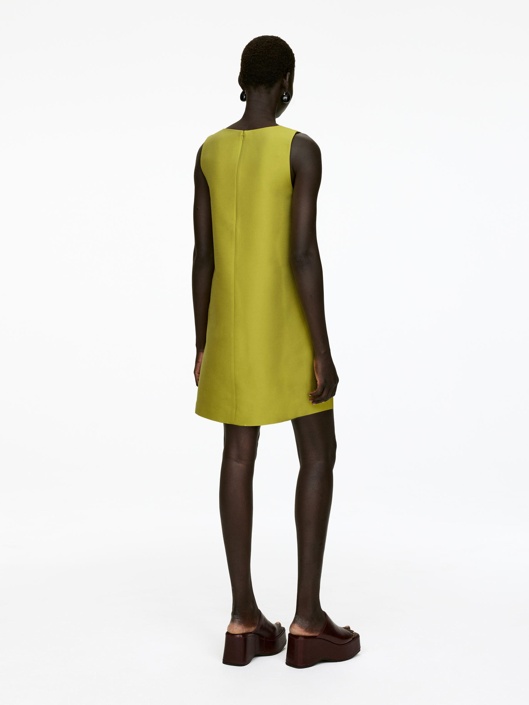 Sculptural Mini Dress - Green - Regular fit - Women - StillMedia/Lookbook - 5