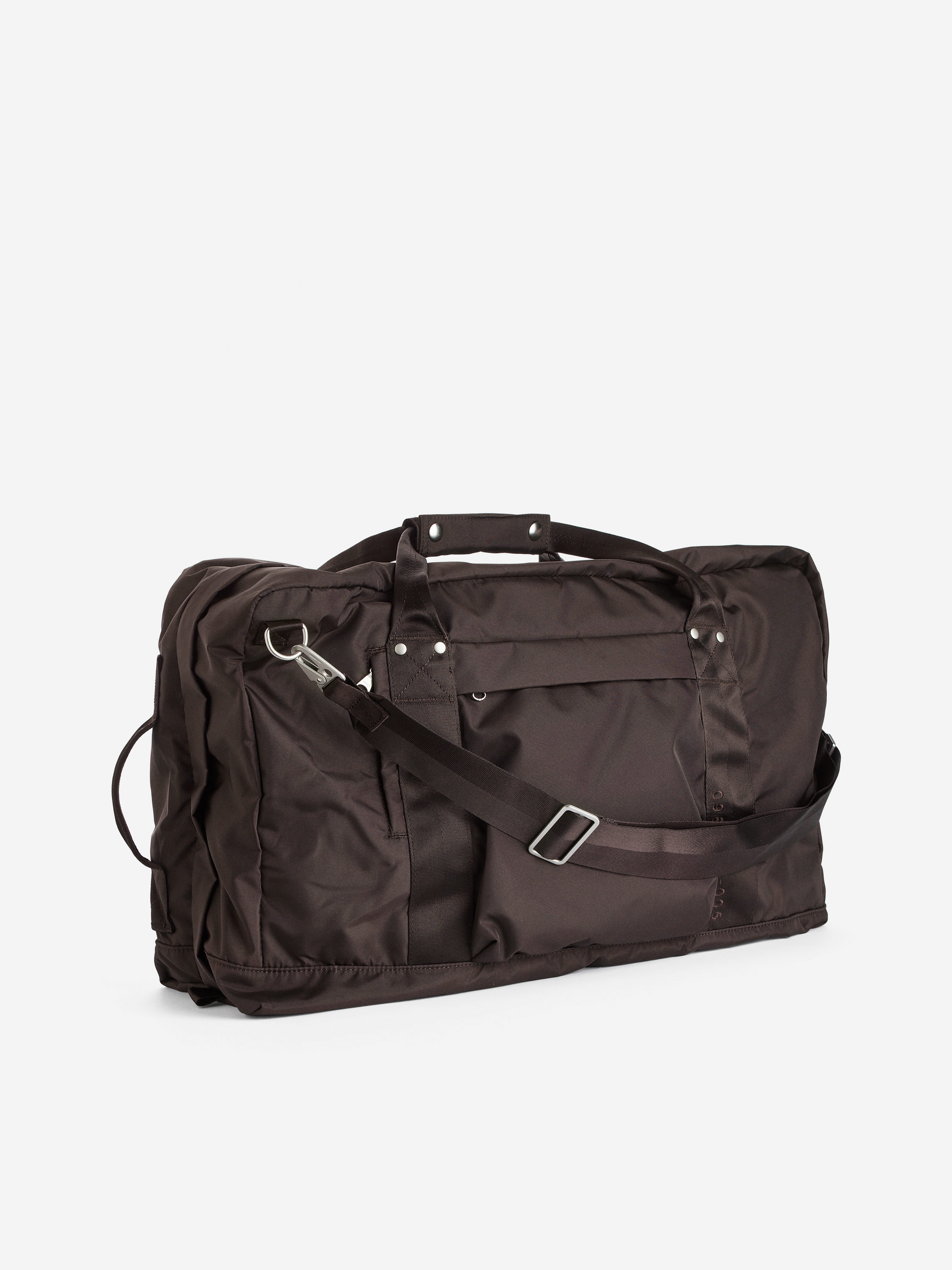 ARKET” UNISEX Packable Tote 24-Hour Duffle Bag Black ARKET