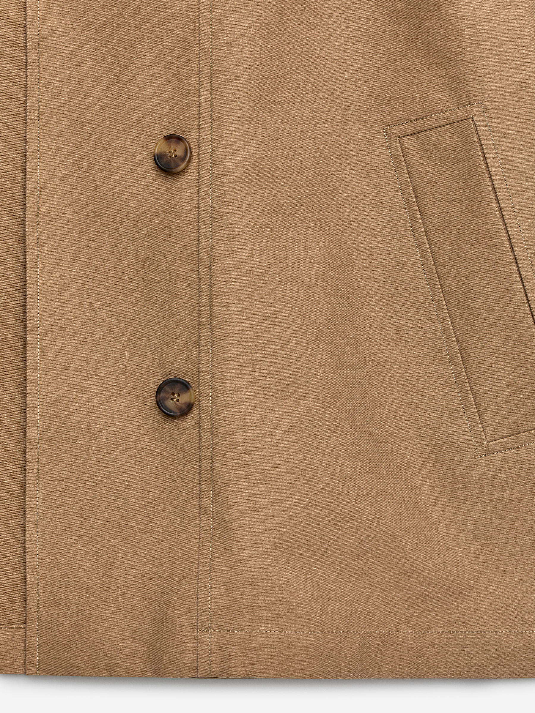 Veste en coton - Beige foncé - Loose fit - Femme - StillMedia/DescriptiveDetail - 1