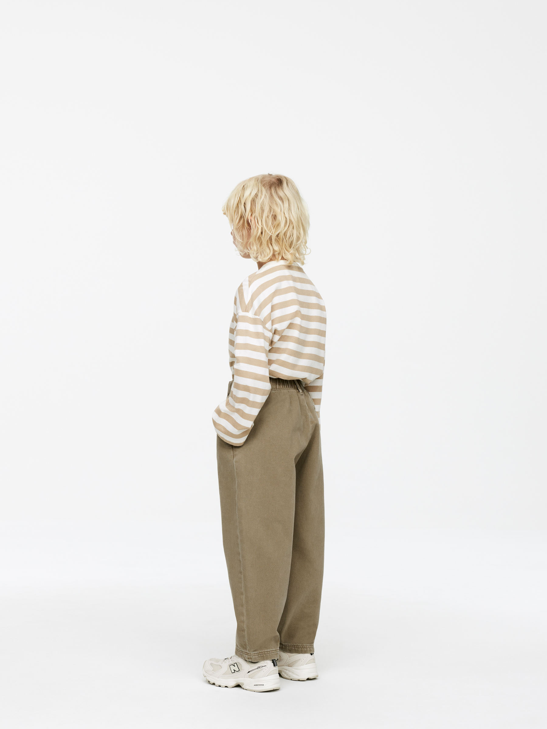 Relaxed Chino Trousers-#94907D-14214