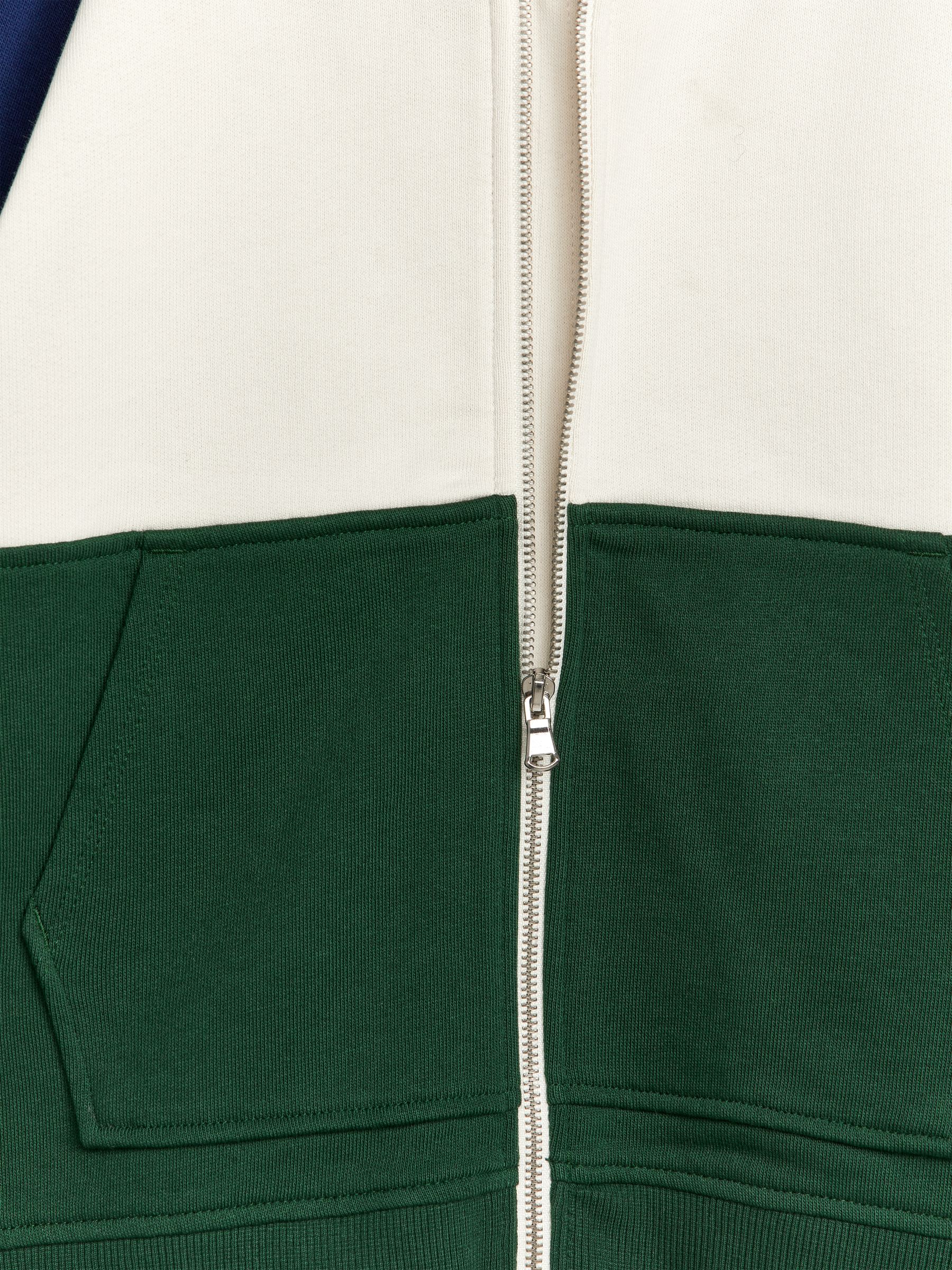 ColourBlockHoodie - Verde/azul/blanco - Corte relajado - Children - StillMedia/DescriptiveDetail - 1