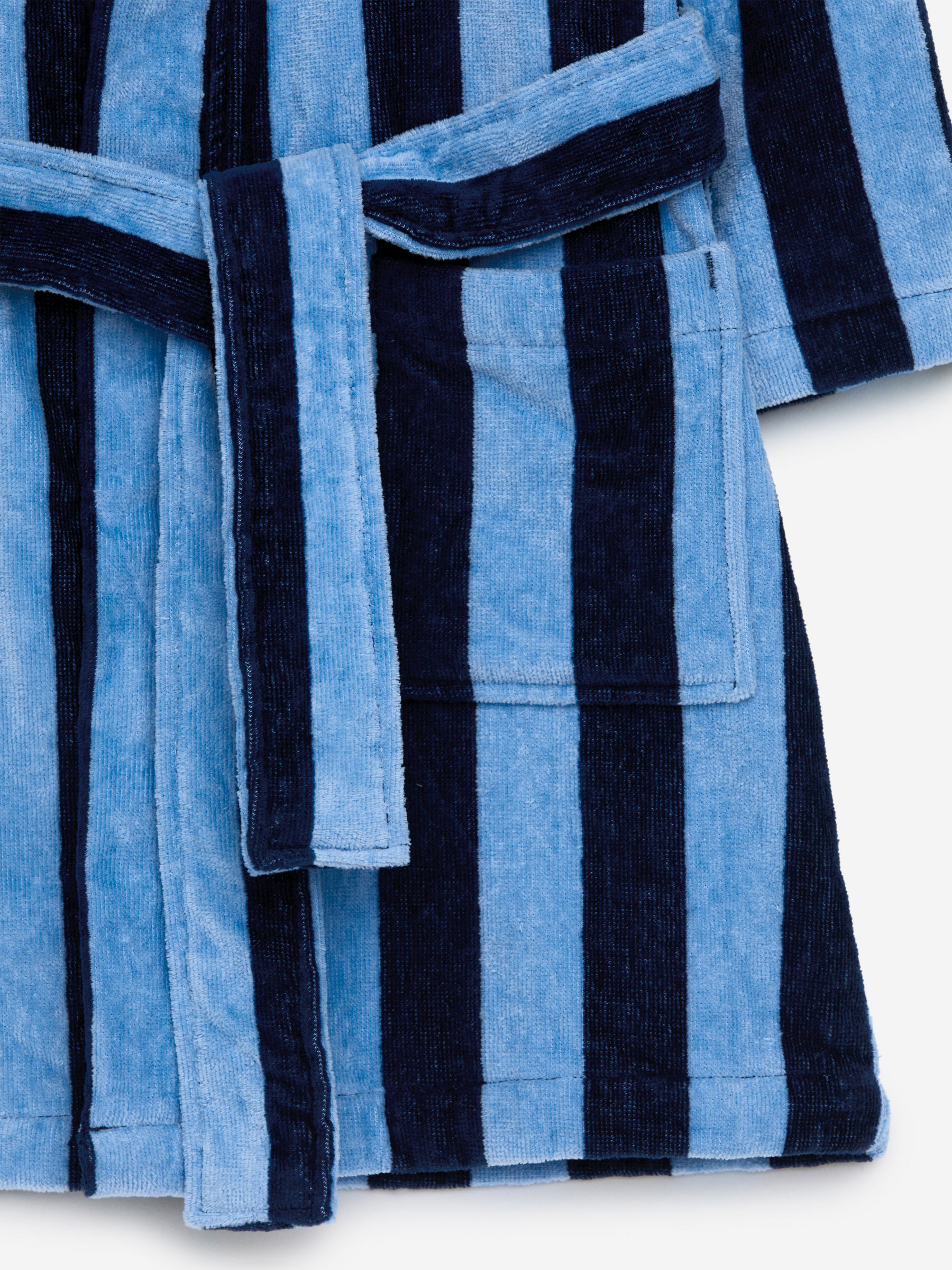 Bademantel aus Baumwollfrottee - Blau - Regular Fit - Kinder - StillMedia/DescriptiveDetail - 1