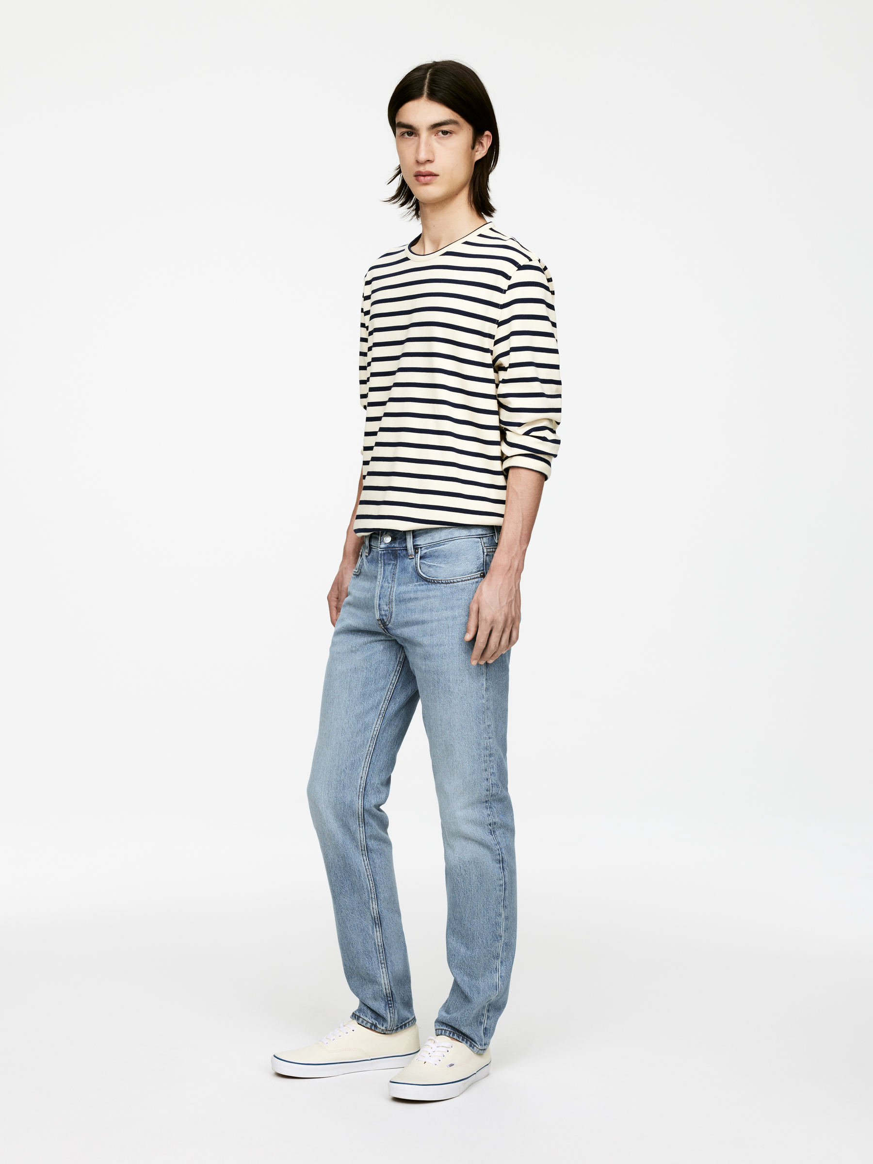 PARK Regular Straight Jeans-#A4B1D1-11616