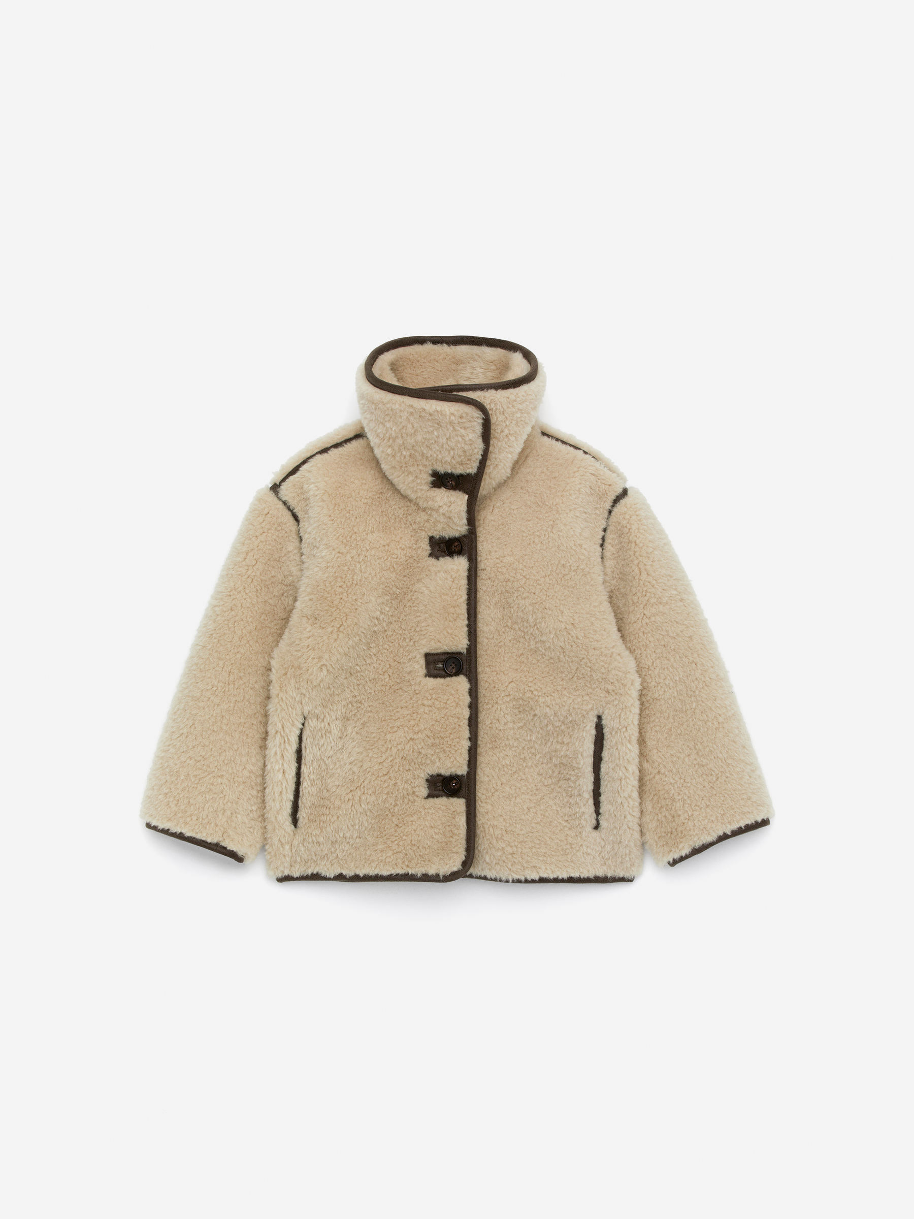 Kurze Teddyjacke - Beige - Loose Fit - Children - StillMedia/DescriptiveStillLife - 4