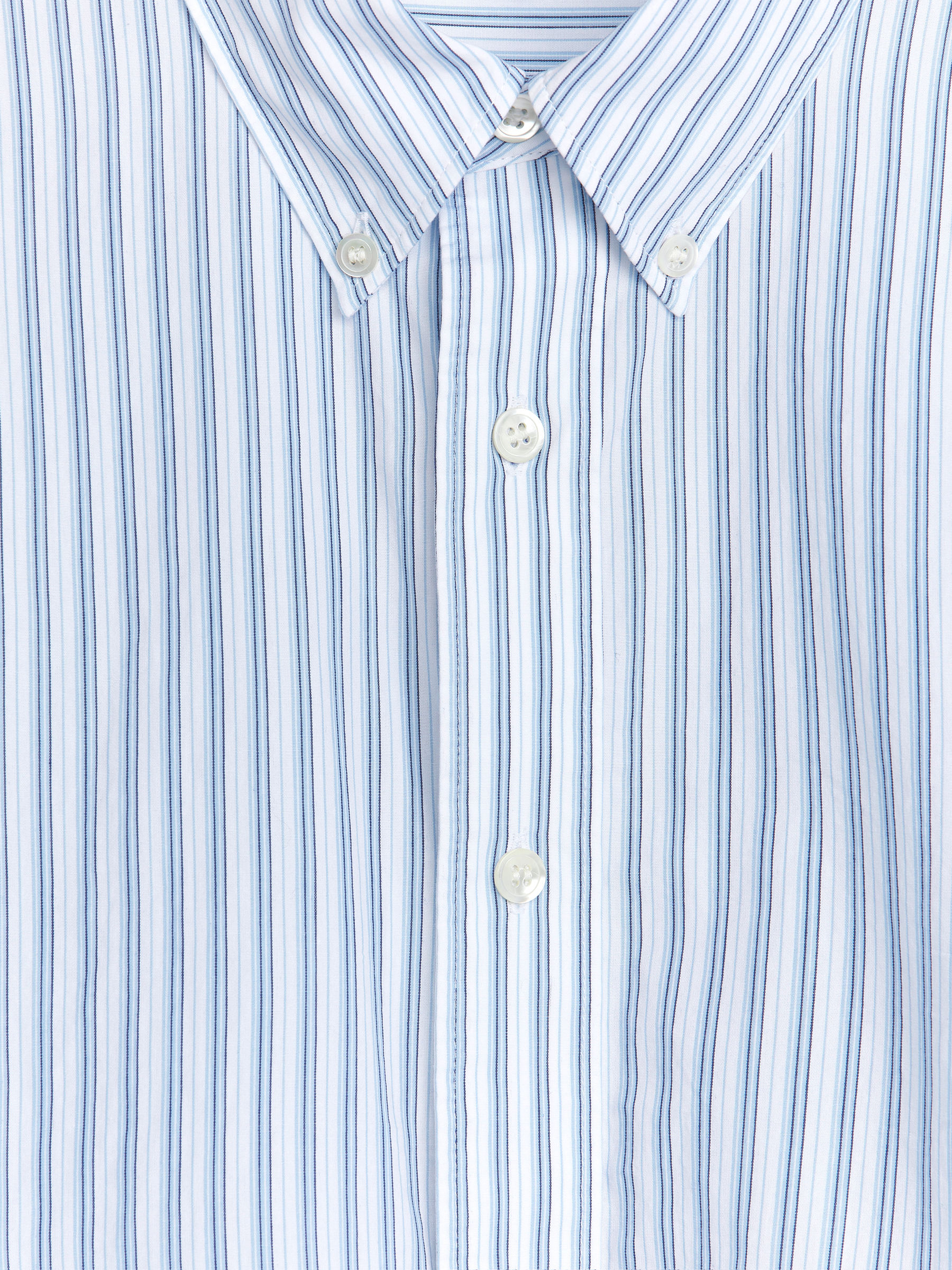 Oversized-Hemd aus Popeline - Weiß/Blau - Oversize - Herren - StillMedia/DescriptiveDetail - 1