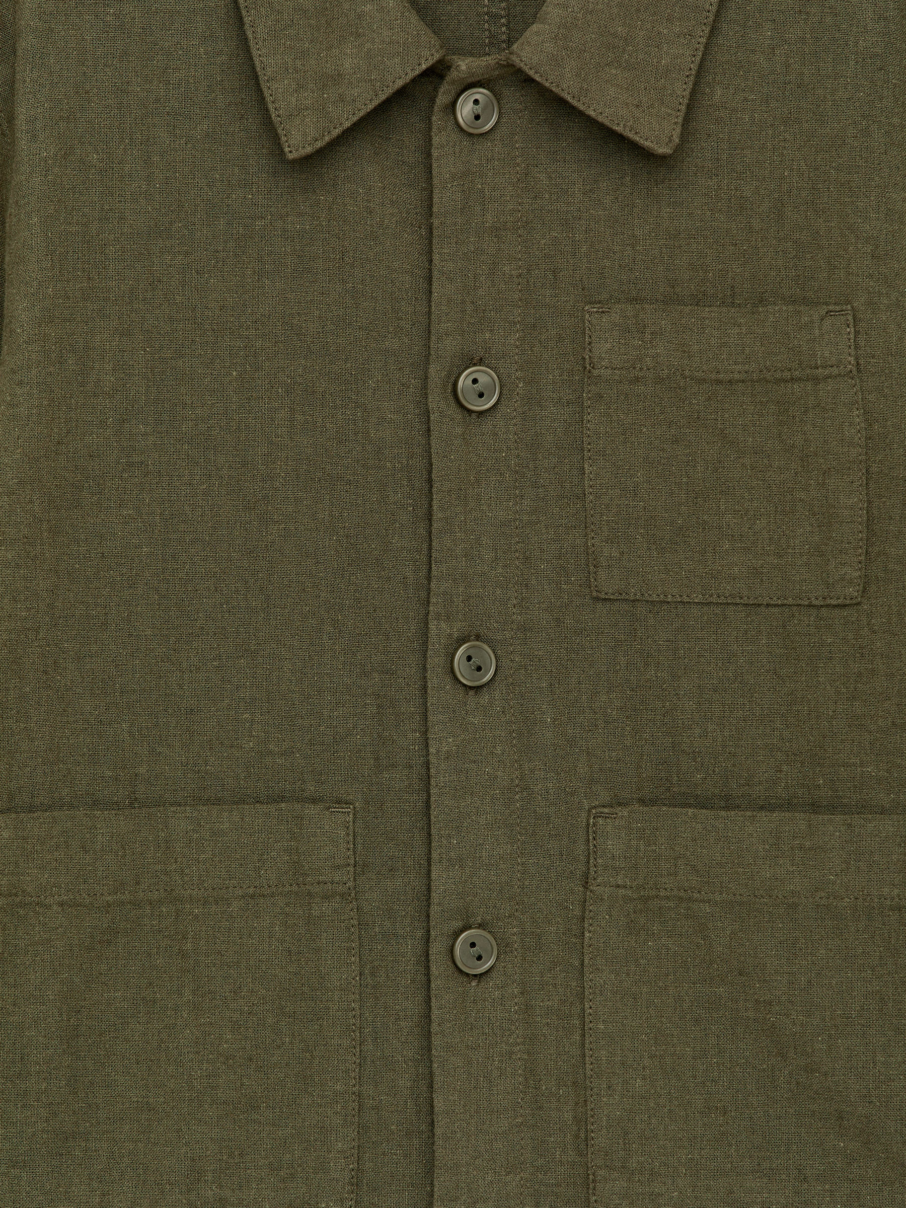 Regular-fit Overshirt - Khaki Green - Regular fit - Children - StillMedia/DescriptiveDetail - 1