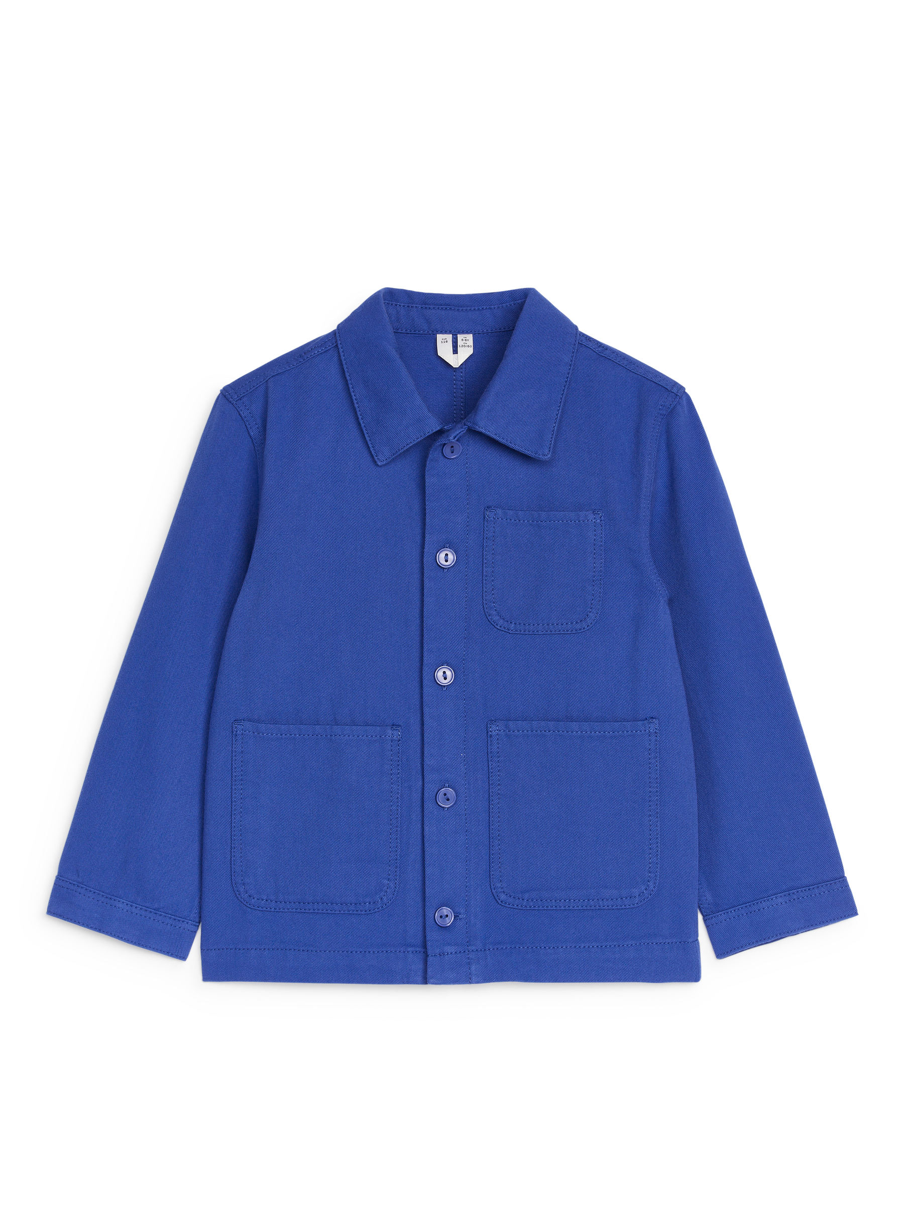 Cotton Overshirt - Bright Blue - Regular fit - Children - StillMedia/DescriptiveStillLife - 3