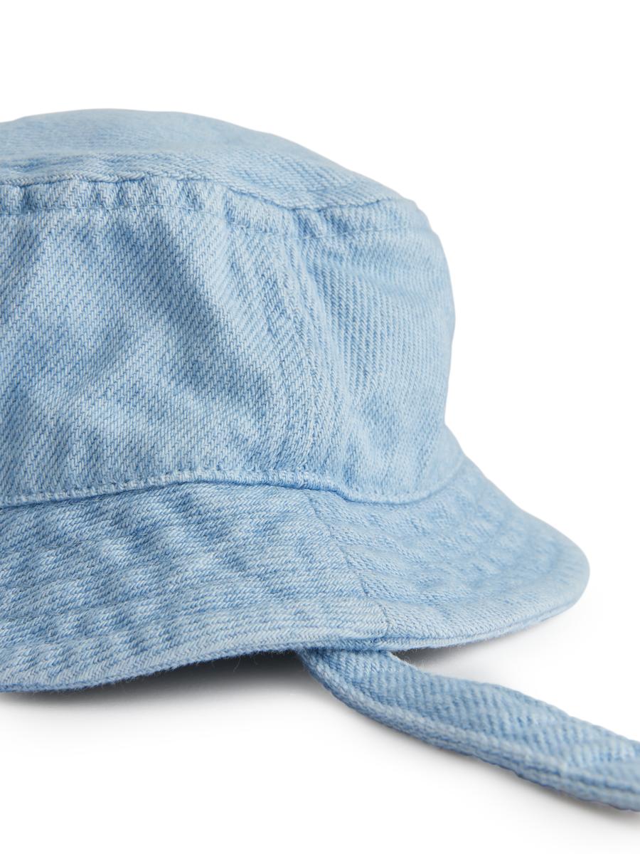 Denim Bucket Hat-#7EA0B6-4635