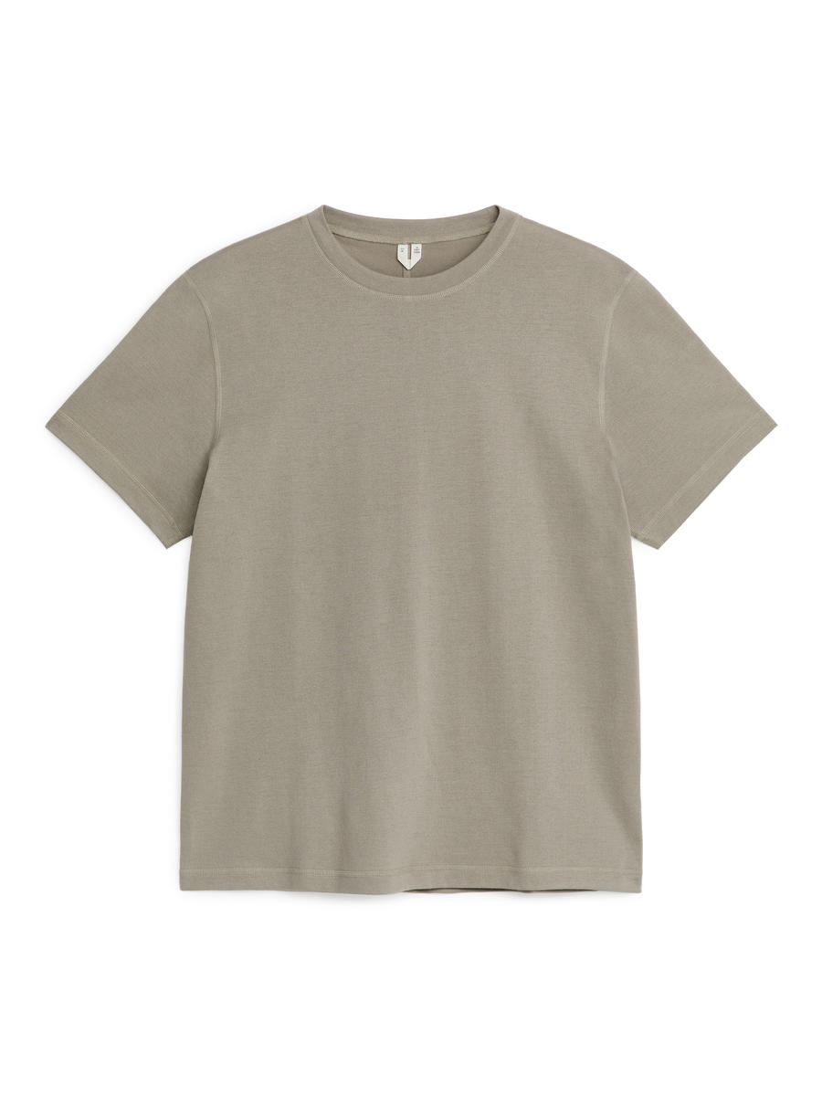 Leichtes T-Shirt von Active-#7F7A72-8660