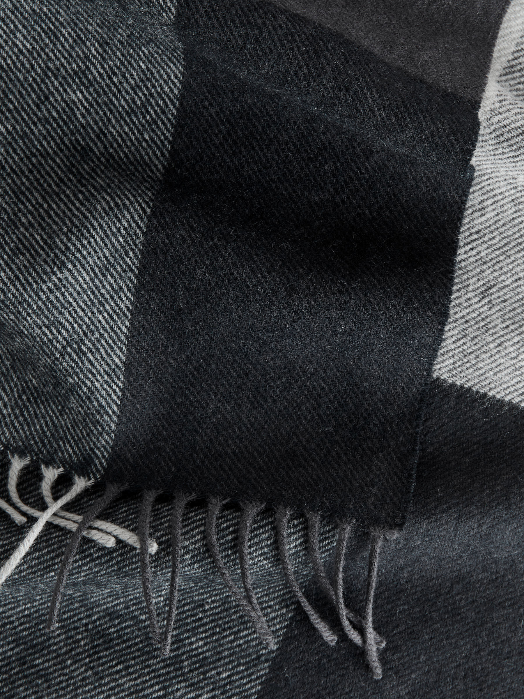 Sciarpa in lana a quadretti - Nero/Multicolore - Men - StillMedia/DescriptiveDetail - 2