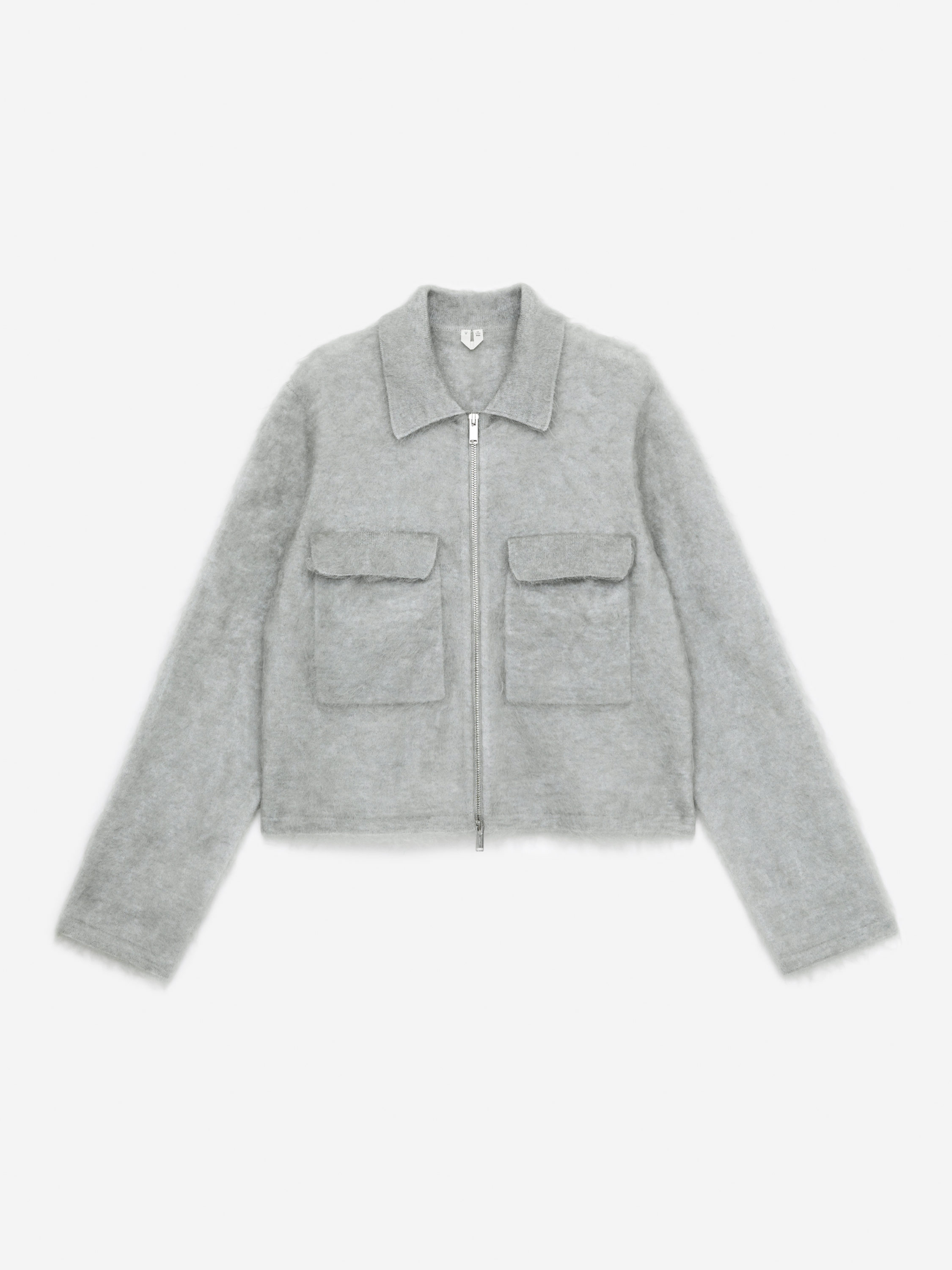 Mohair-Wool Blend Cardigan – Grey – Women – ARKET EU