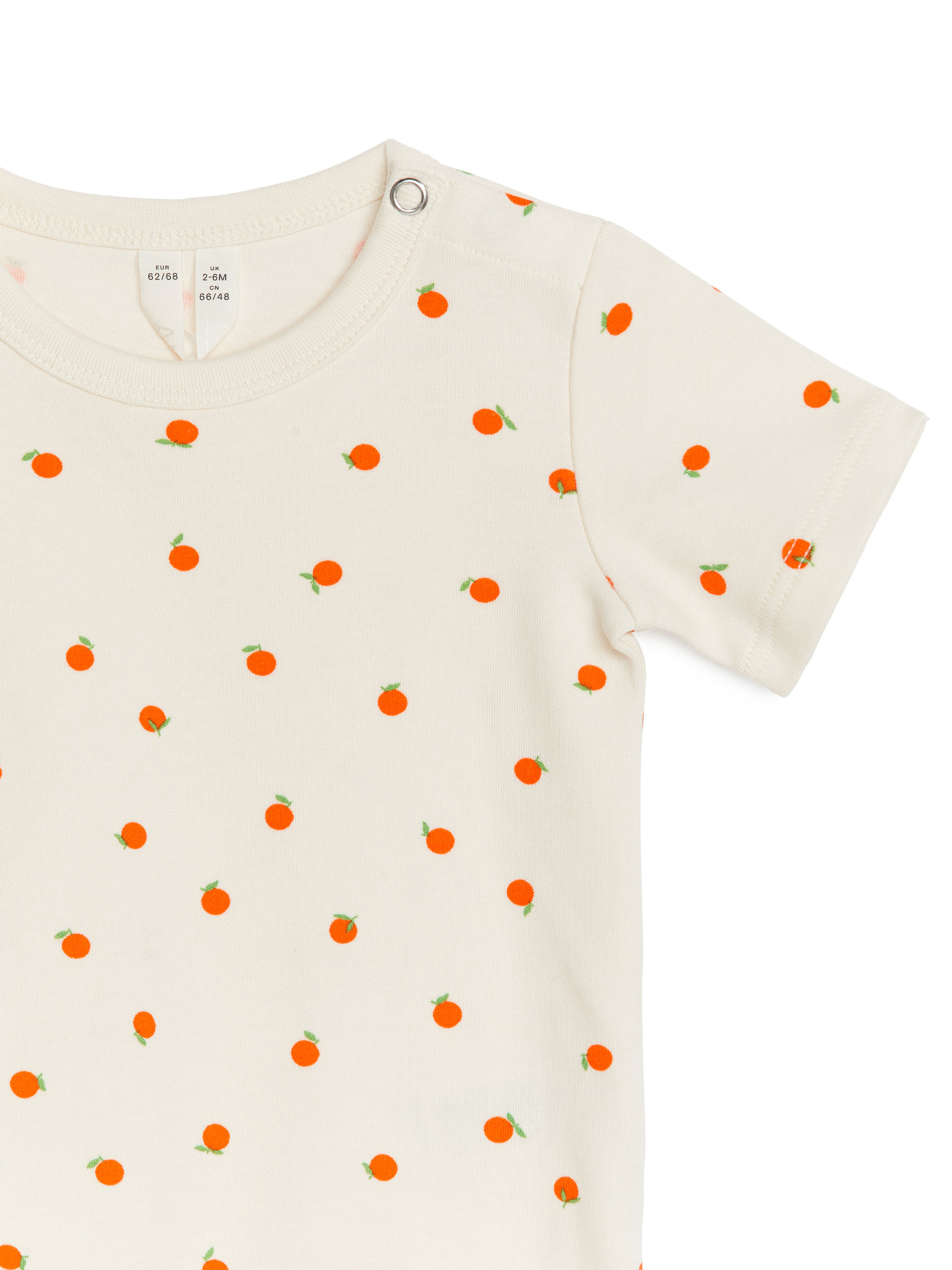 Kortärmad body i bomull - Vit - Regular fit - Children - StillMedia/DescriptiveDetail - 3