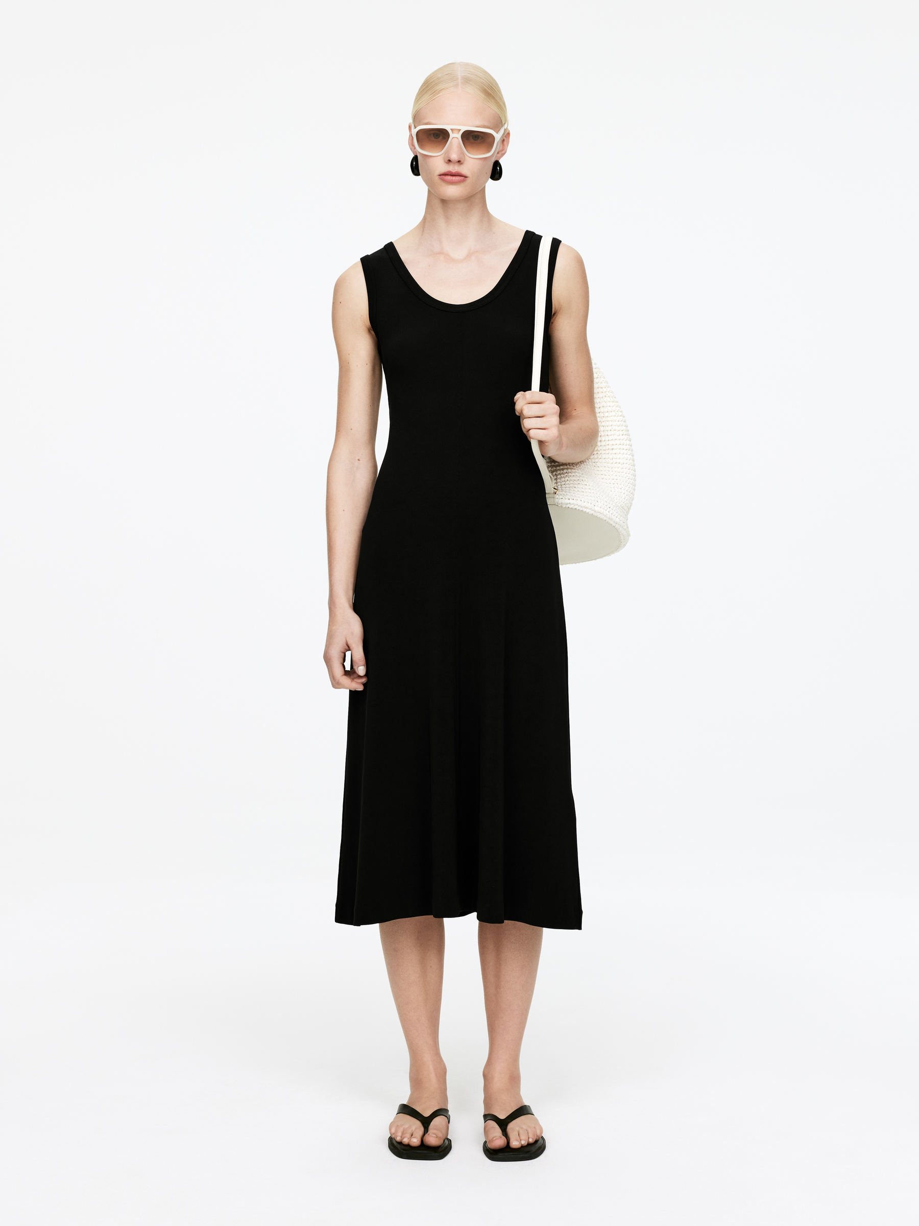 Rib Jersey Dress-#272627-15663